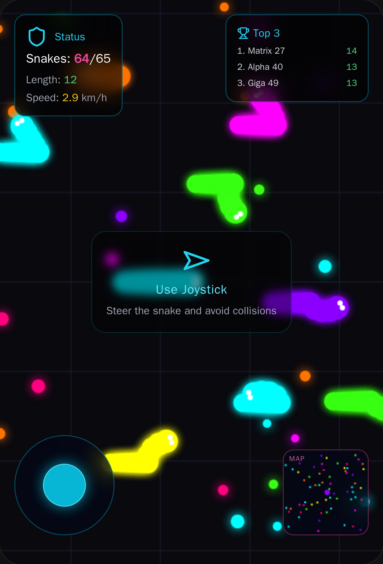 Neon Slither Royal is nice game right😝 cover