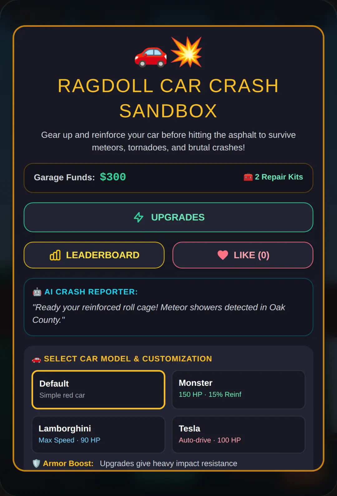 Ragdoll Car Crash cover