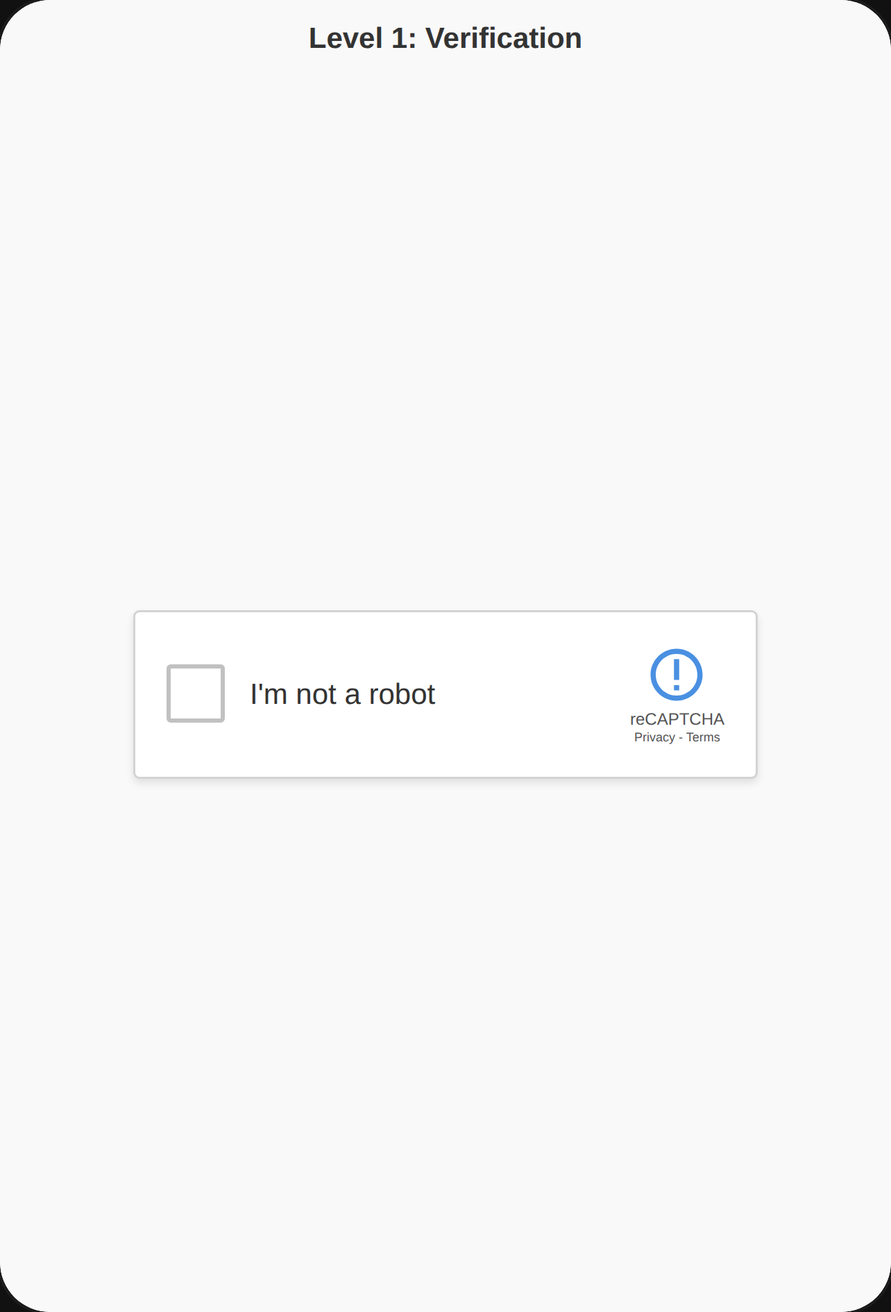 Impossible Captcha cover