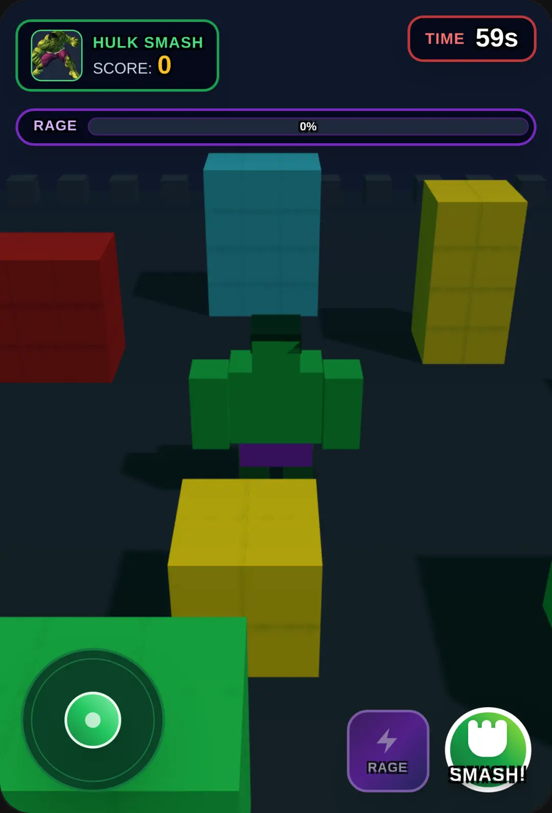 Hulk Smash: Blocky World cover