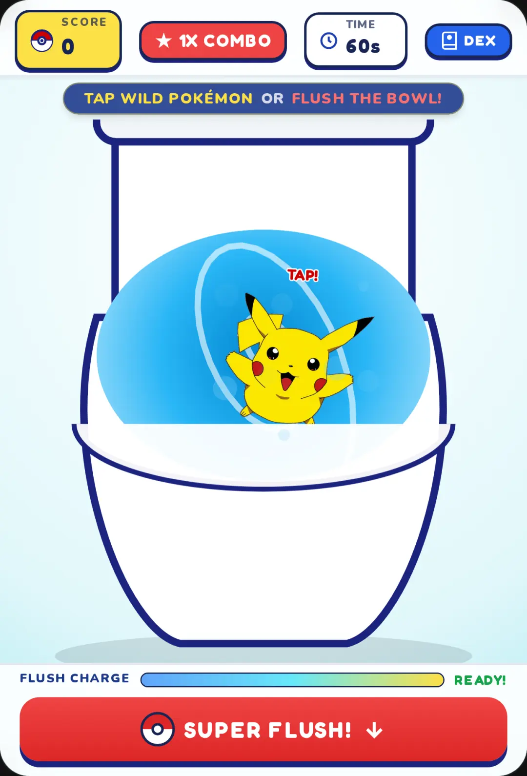 Pokémon Toilet Flush Arcade cover
