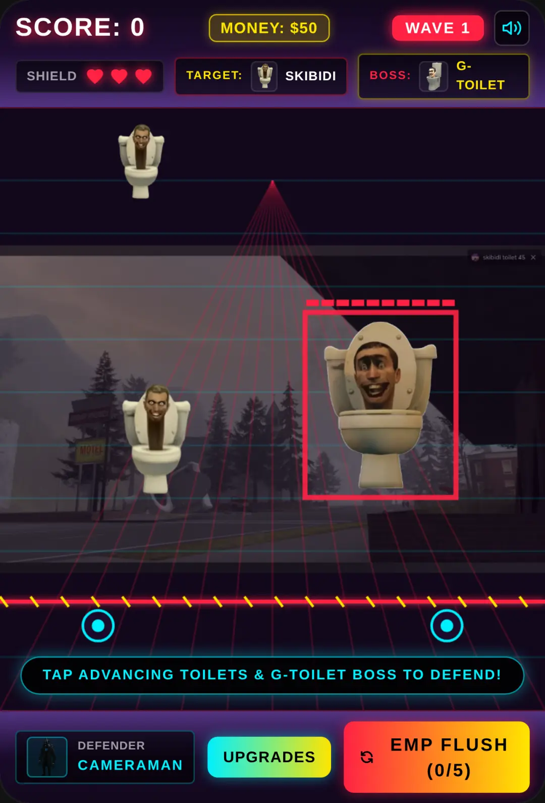 Skibidi Toilet Defense 3D cover