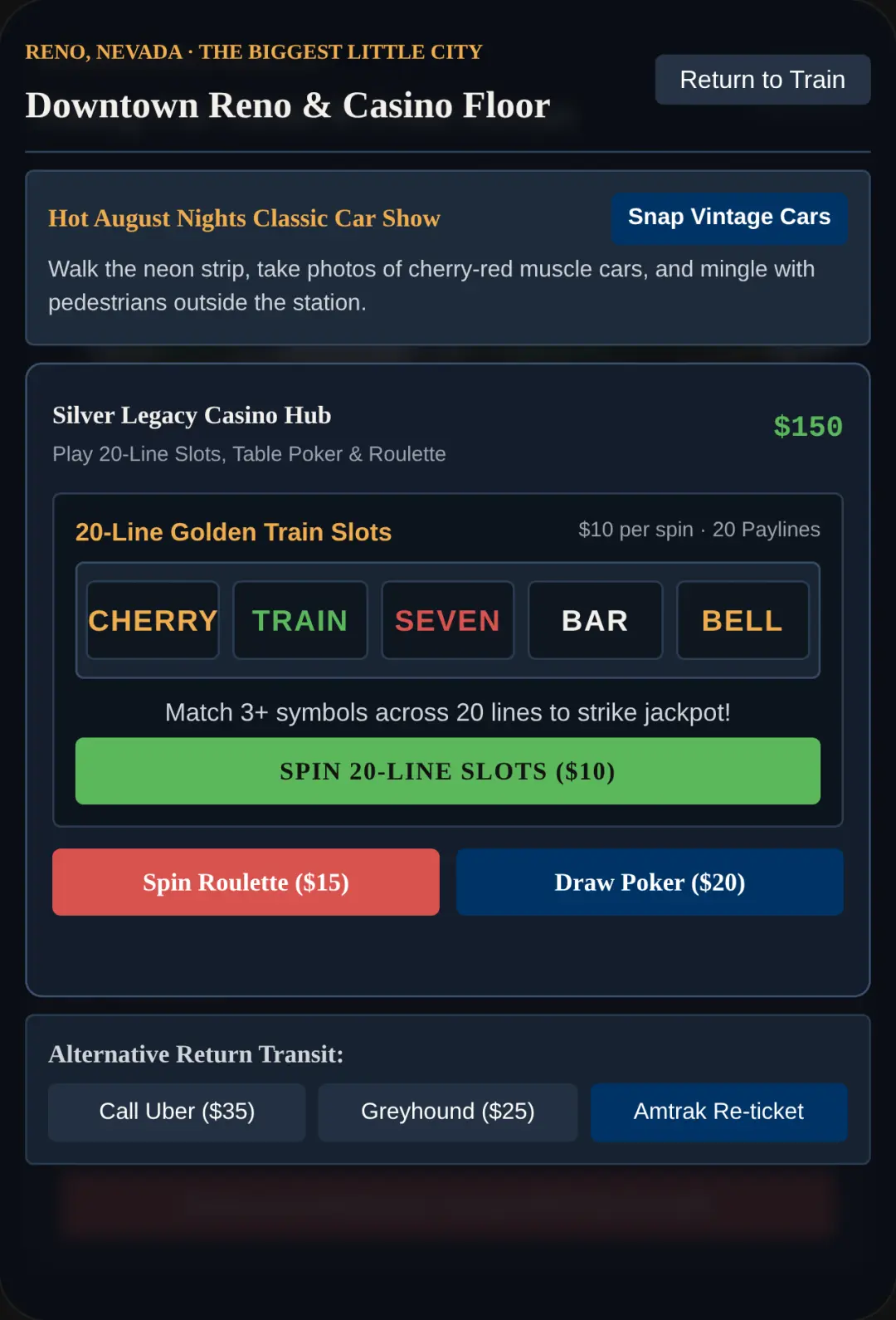 Amtrak Passenger Journey cover