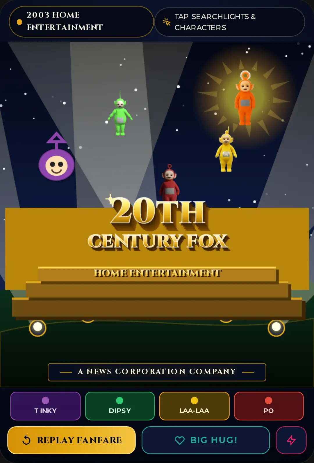 Teletubbies 2003 20th Century Fox Home Entertainment cover
