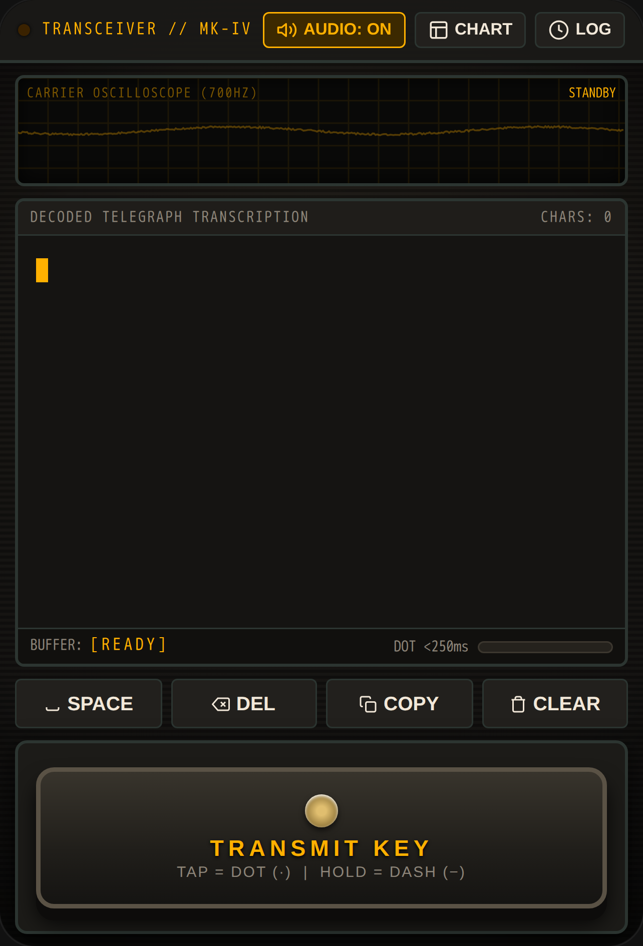 Telegraph Transceiver // MK-IV Morse Simulator cover