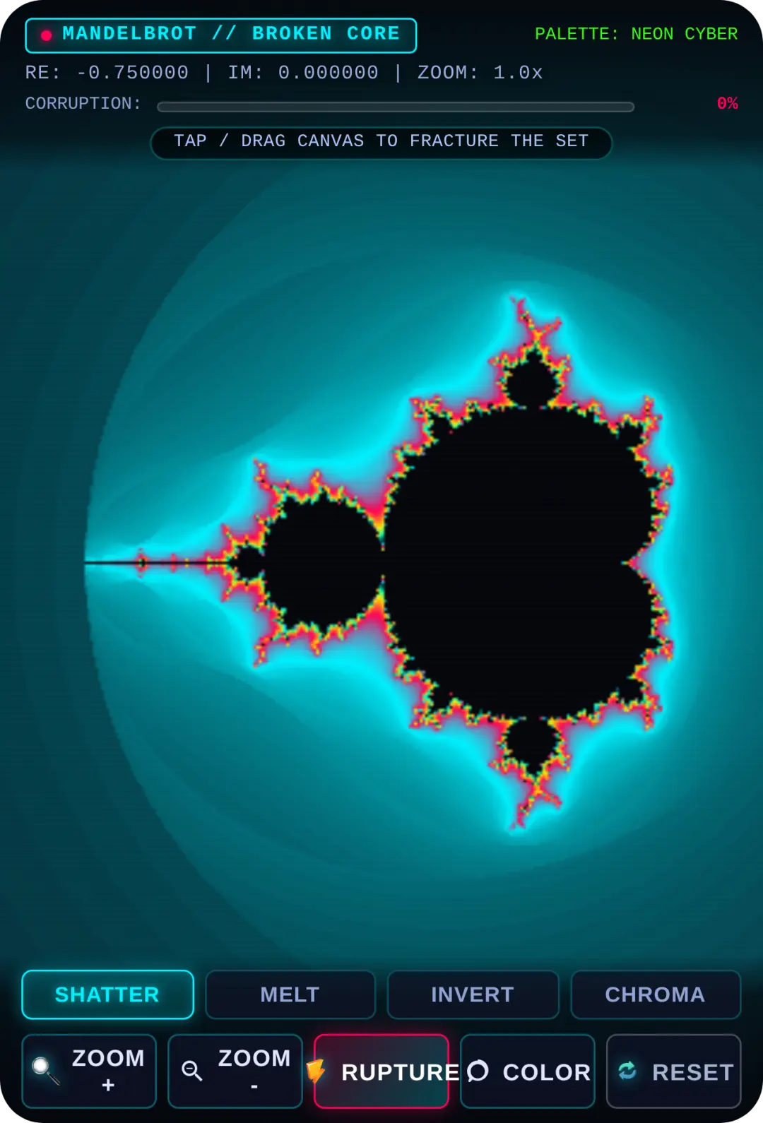 Broken Mandelbrot Fractal cover