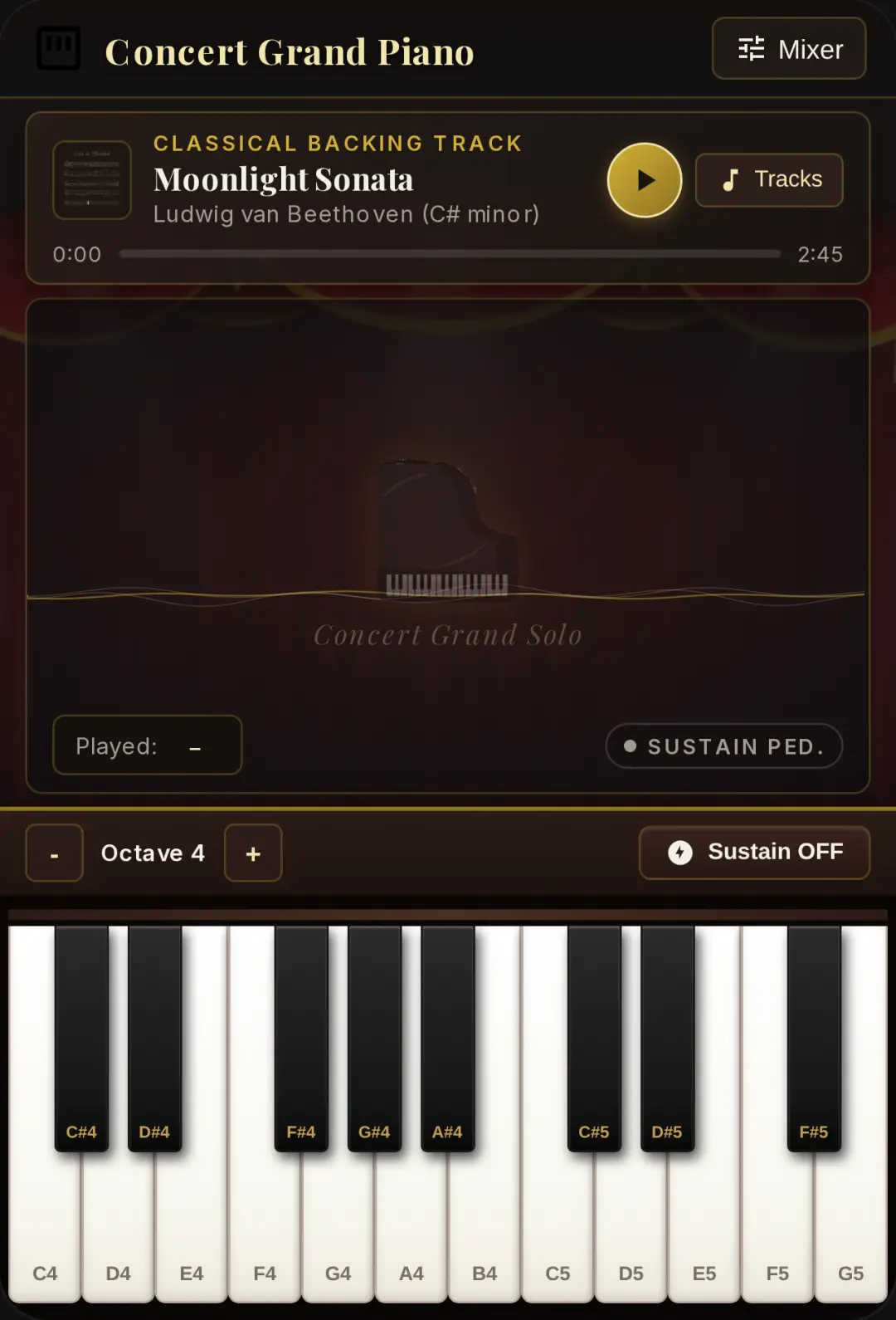 Concert Grand Piano cover
