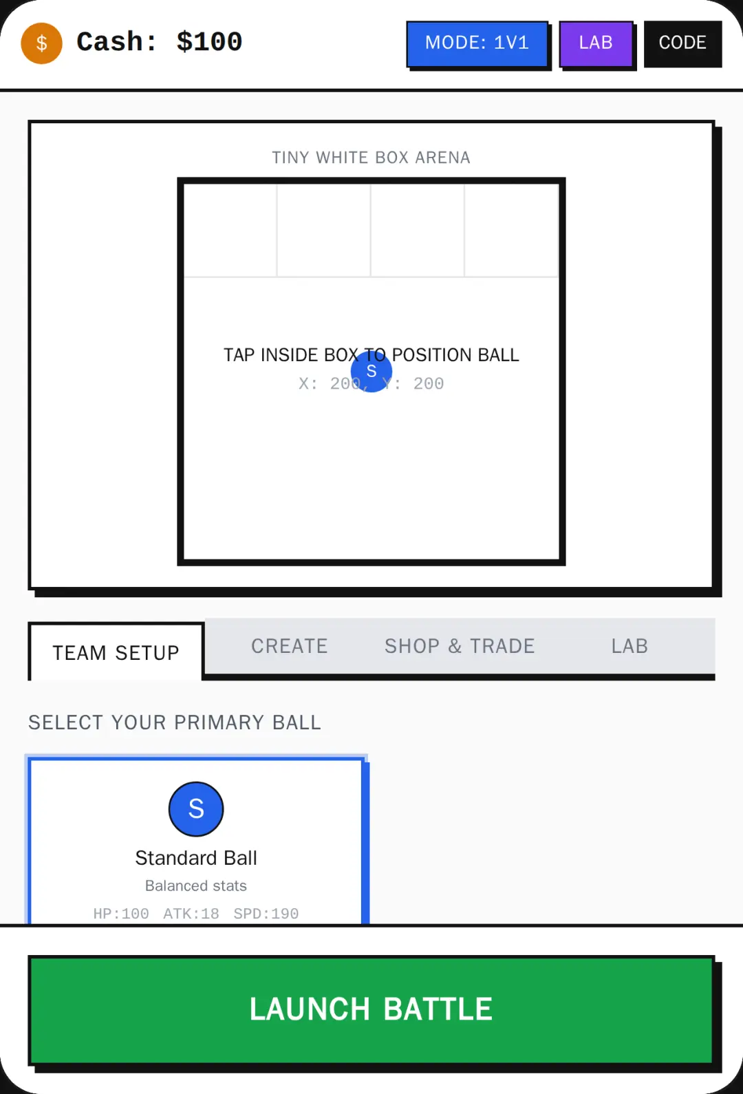 Bauhaus Ball Battler cover