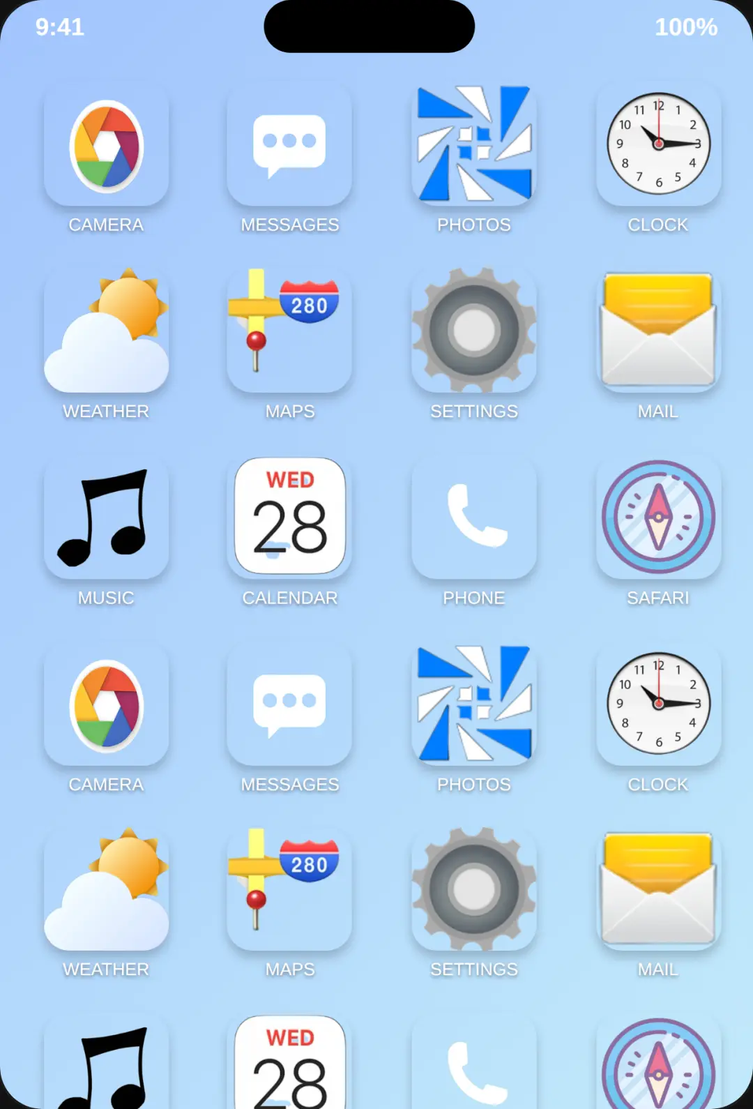 iPhone Home Screen cover