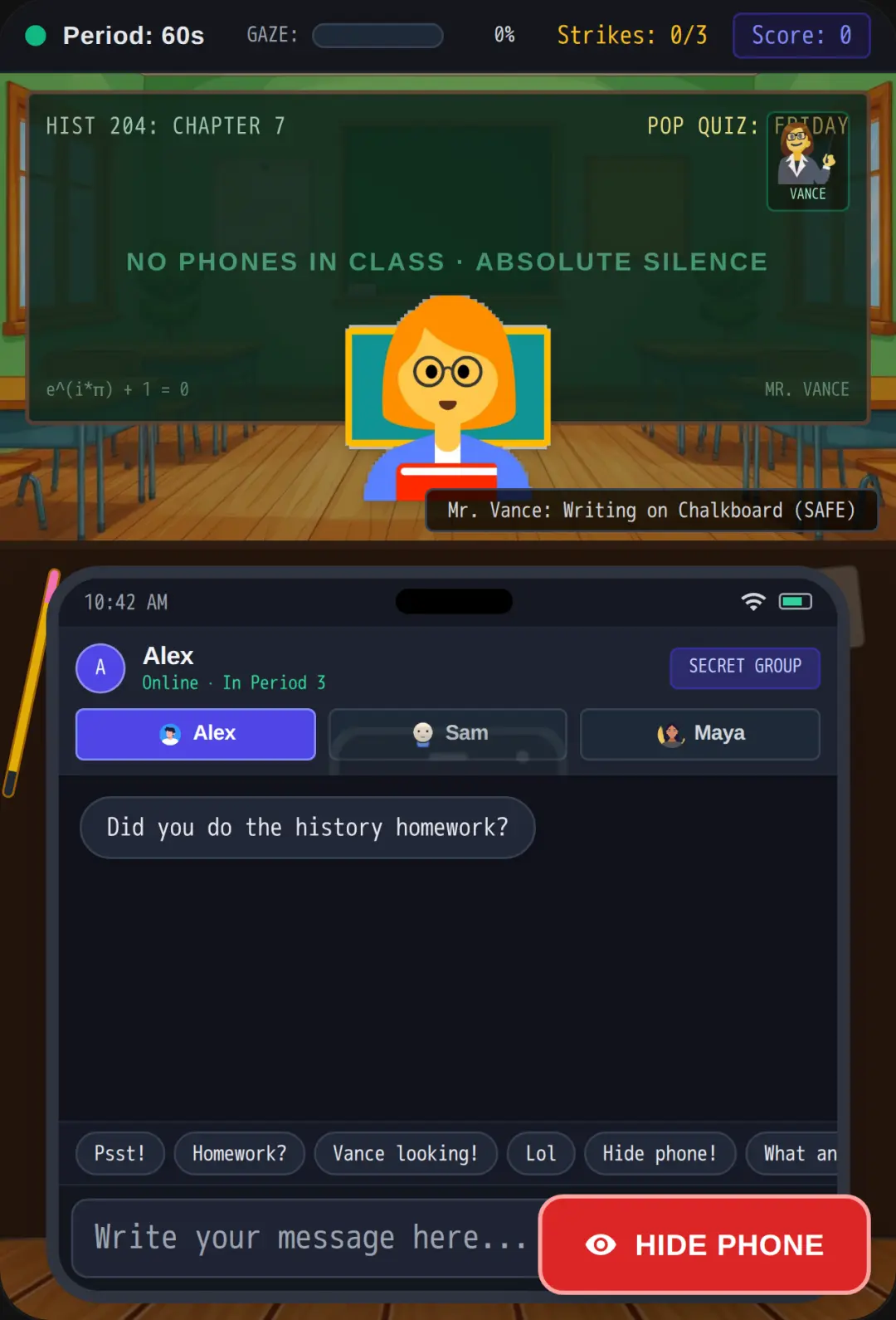 Classroom Chat Stealth cover