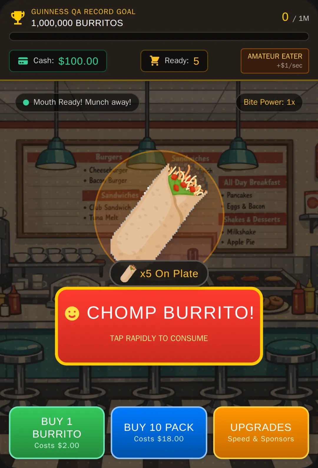 1,000,000 Burrito World Record cover