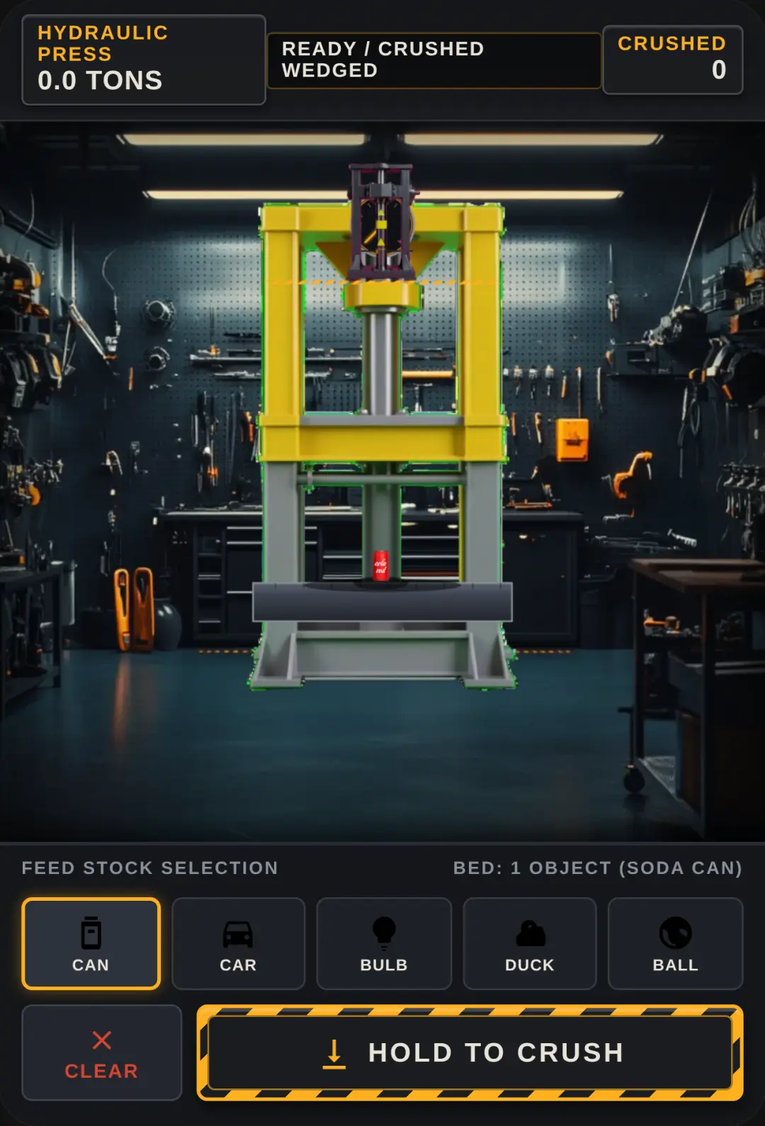 HYDRAULIC PRESS: CRUSHING SIMULATOR cover