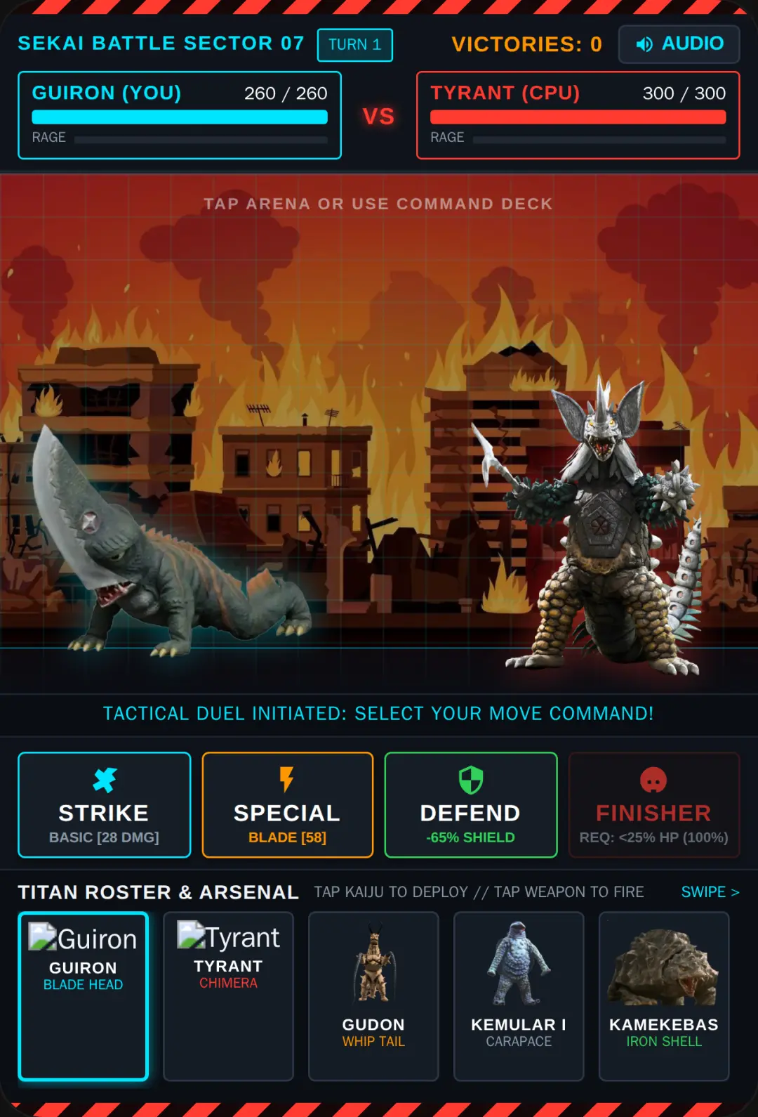 KAIJU CLASH: TITAN DUEL cover
