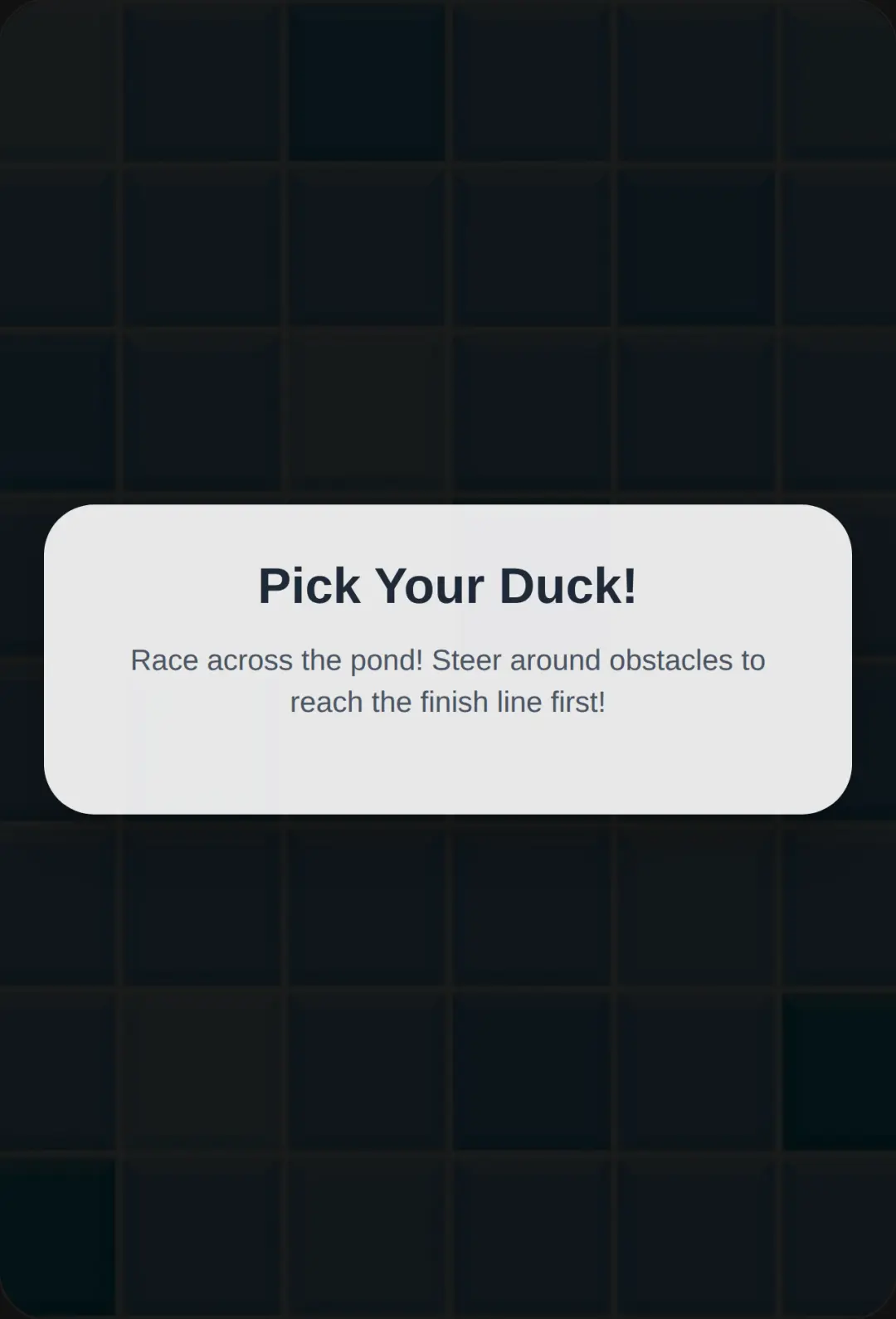 Duck cover