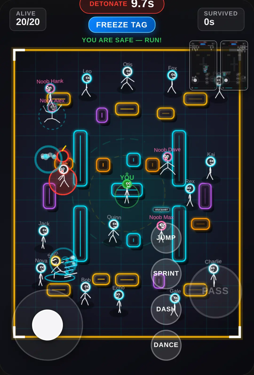 Stickman Bomb Tag cover