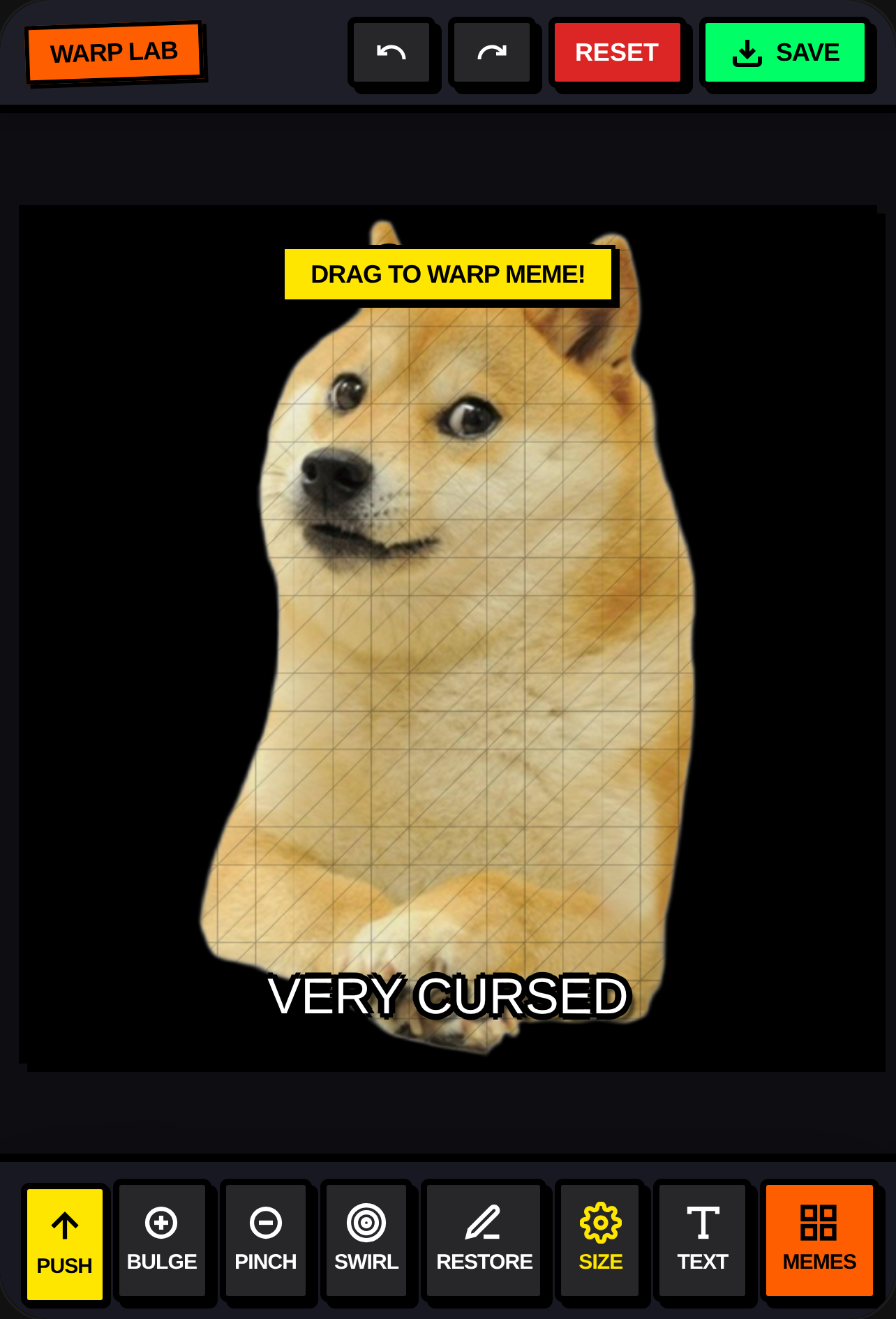 Cursed Meme Warp Lab cover