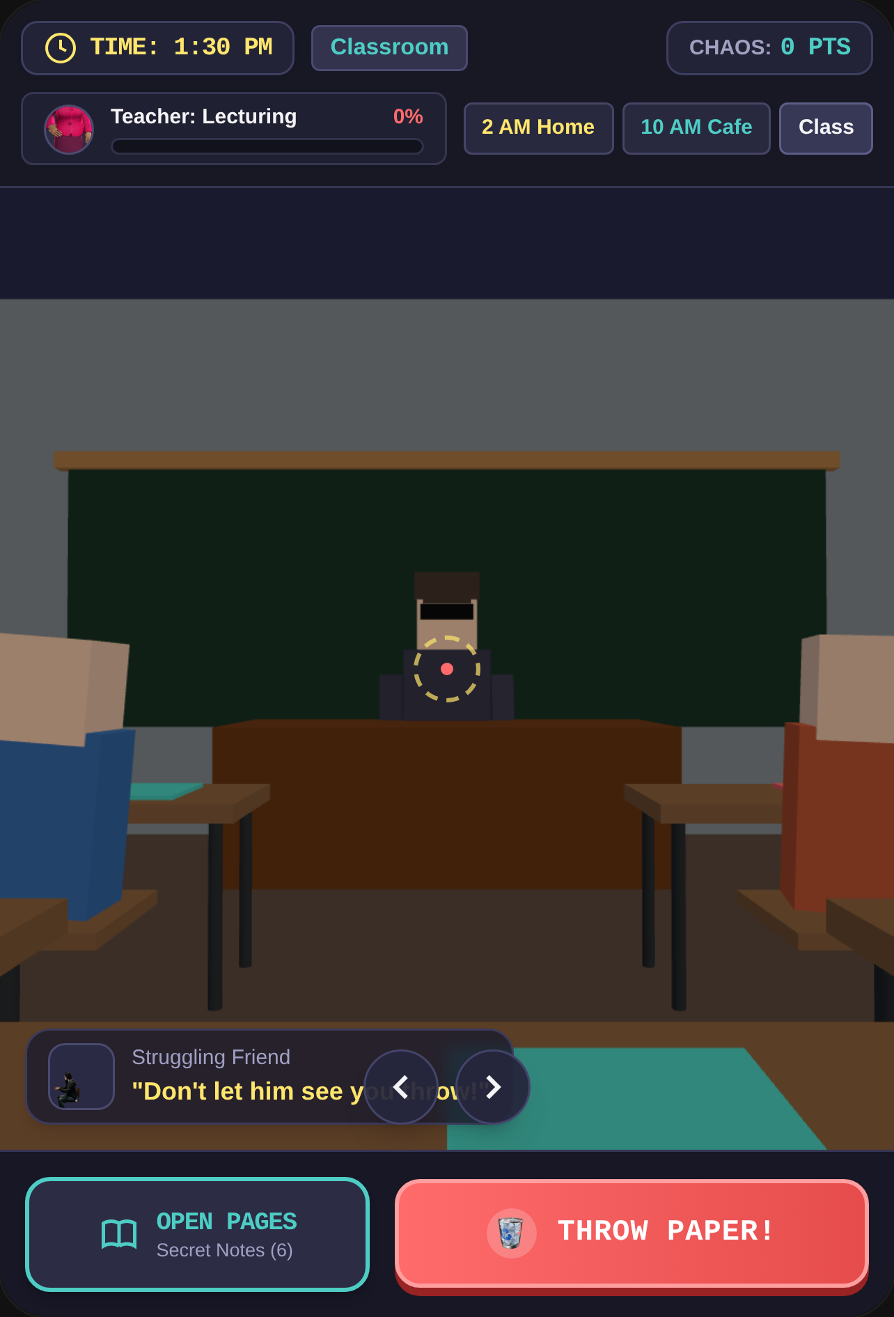 School Mischief 3D: Mean Teacher and Secret Notes cover