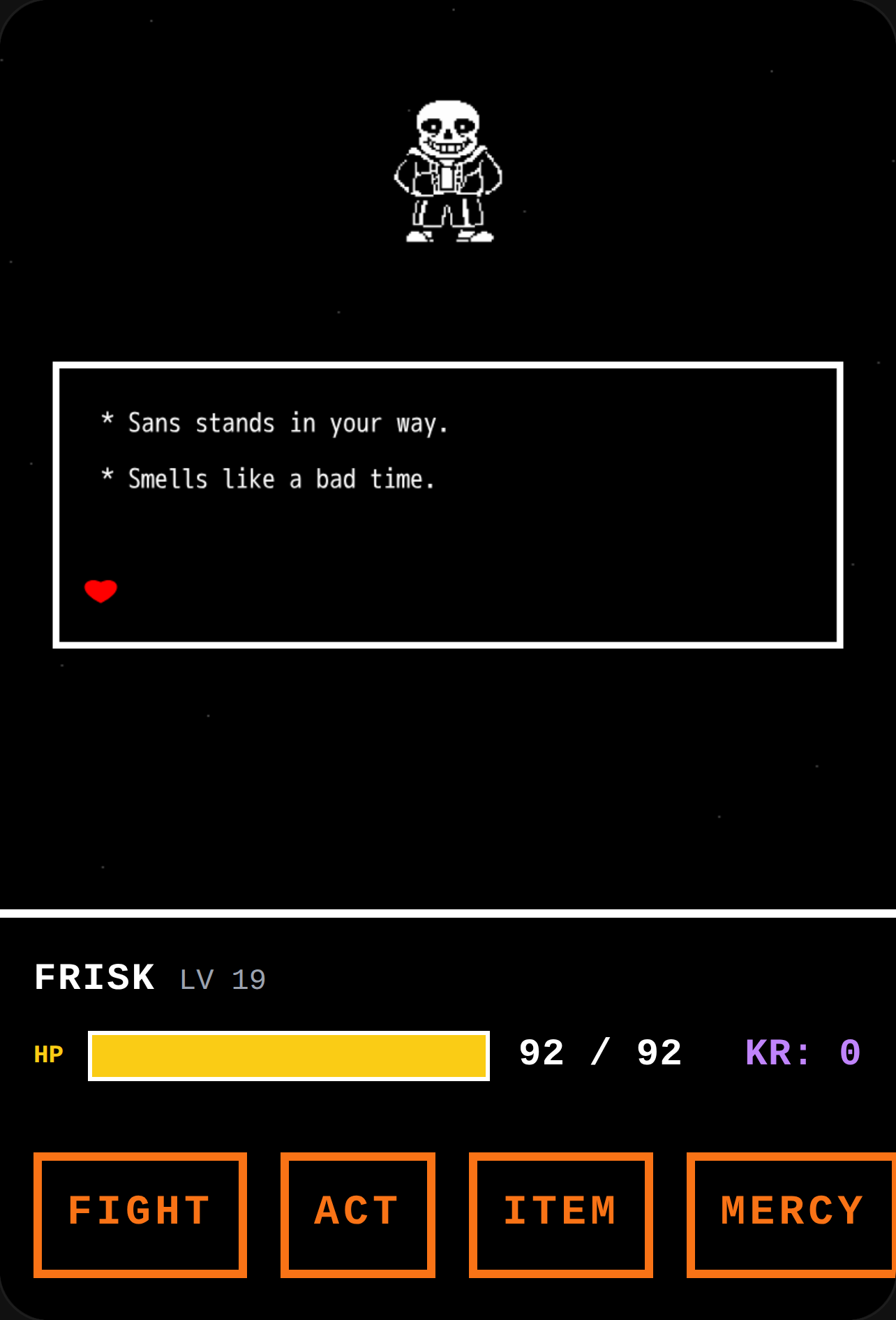 sans fight but bad and it randomly dance middle of his attack cover