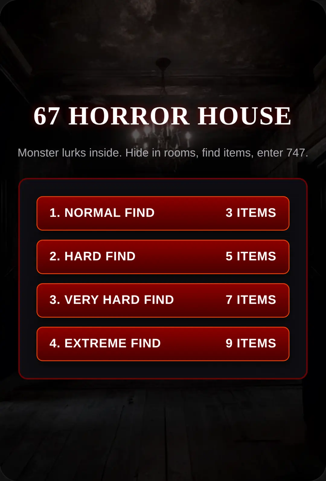 Horror House 747 cover