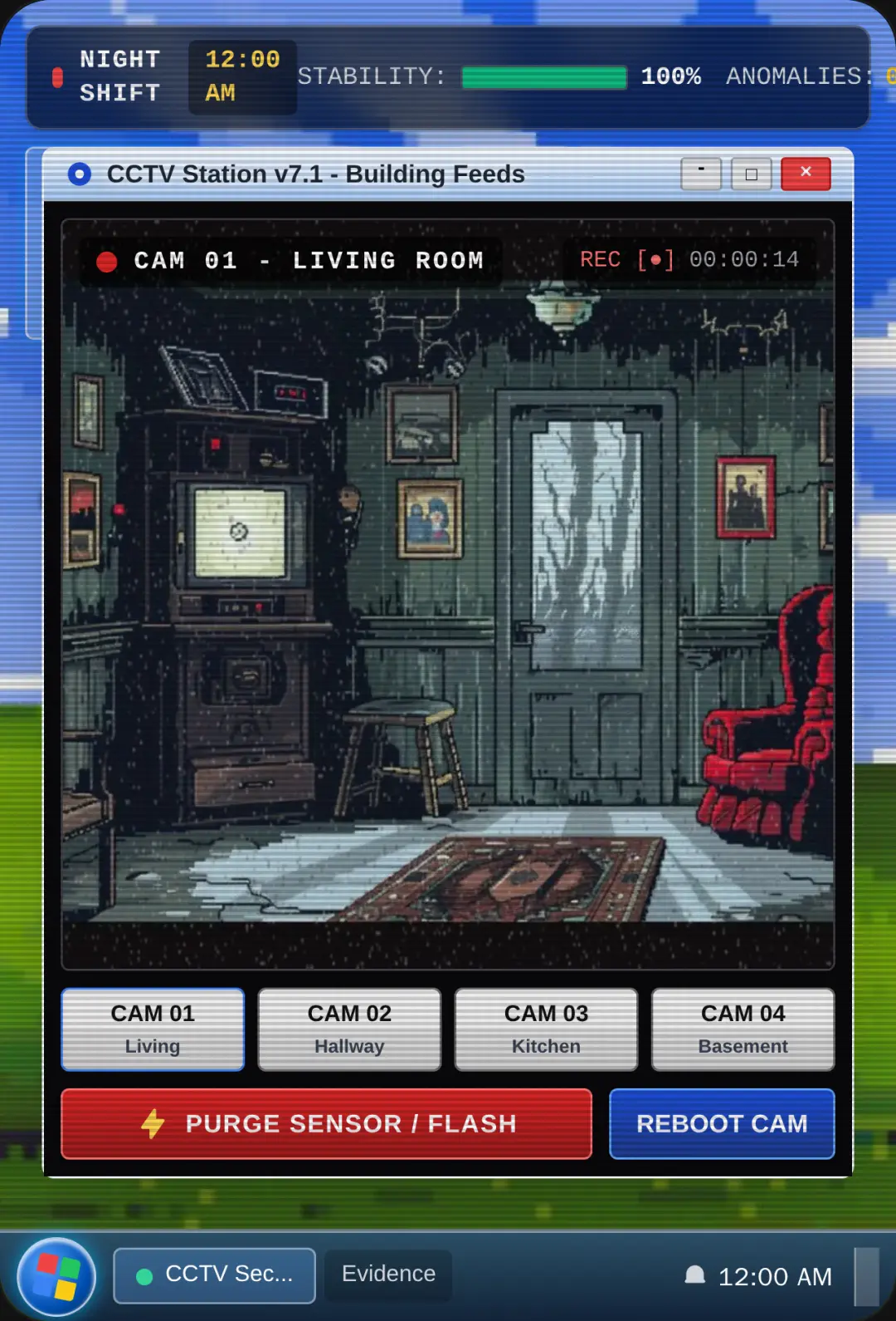 Windows 7 Security: CCTV Horror Night cover