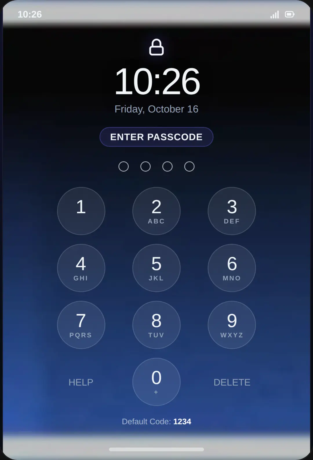 NeonOS Phone cover