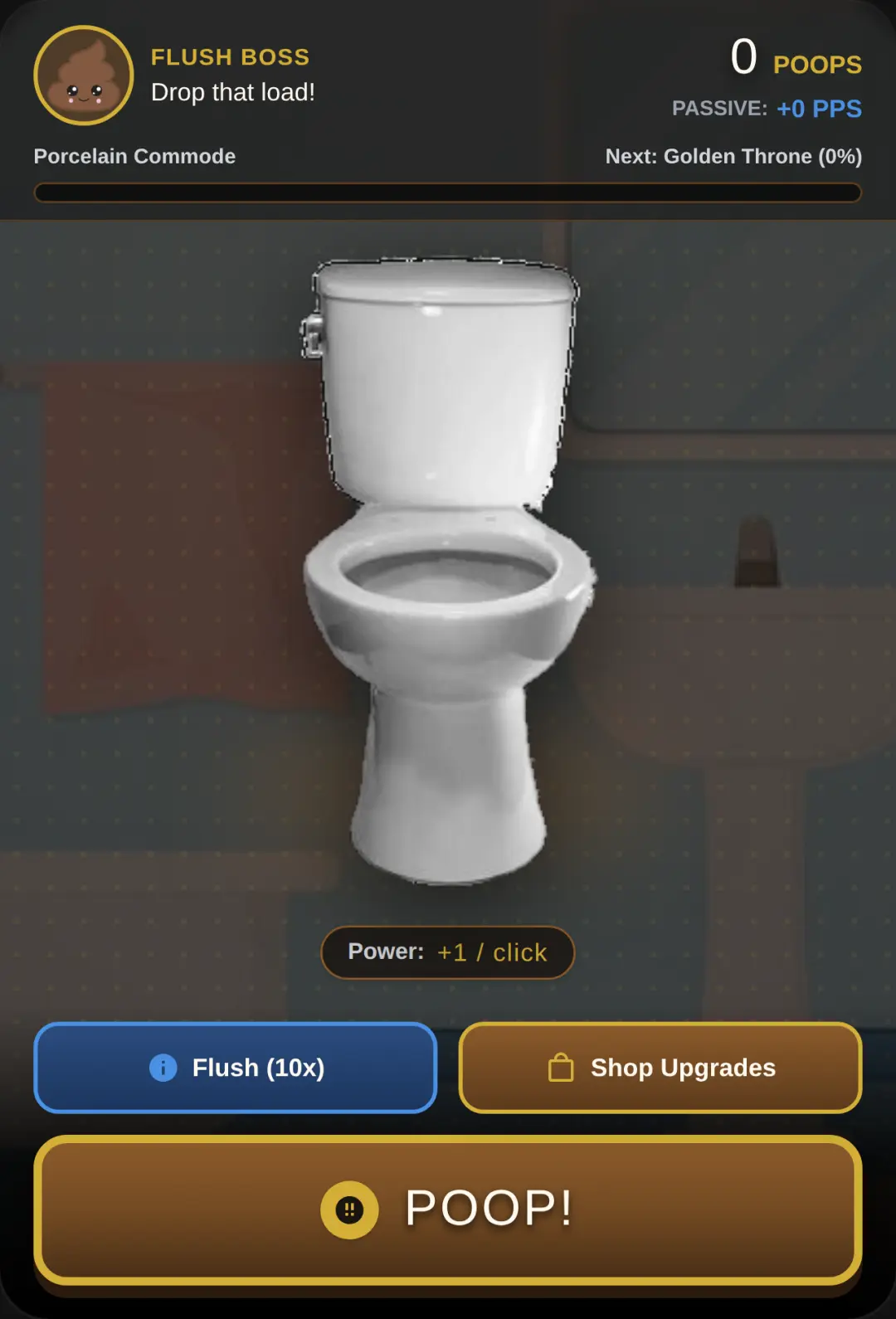 Poop Tycoon: Flush Empire cover