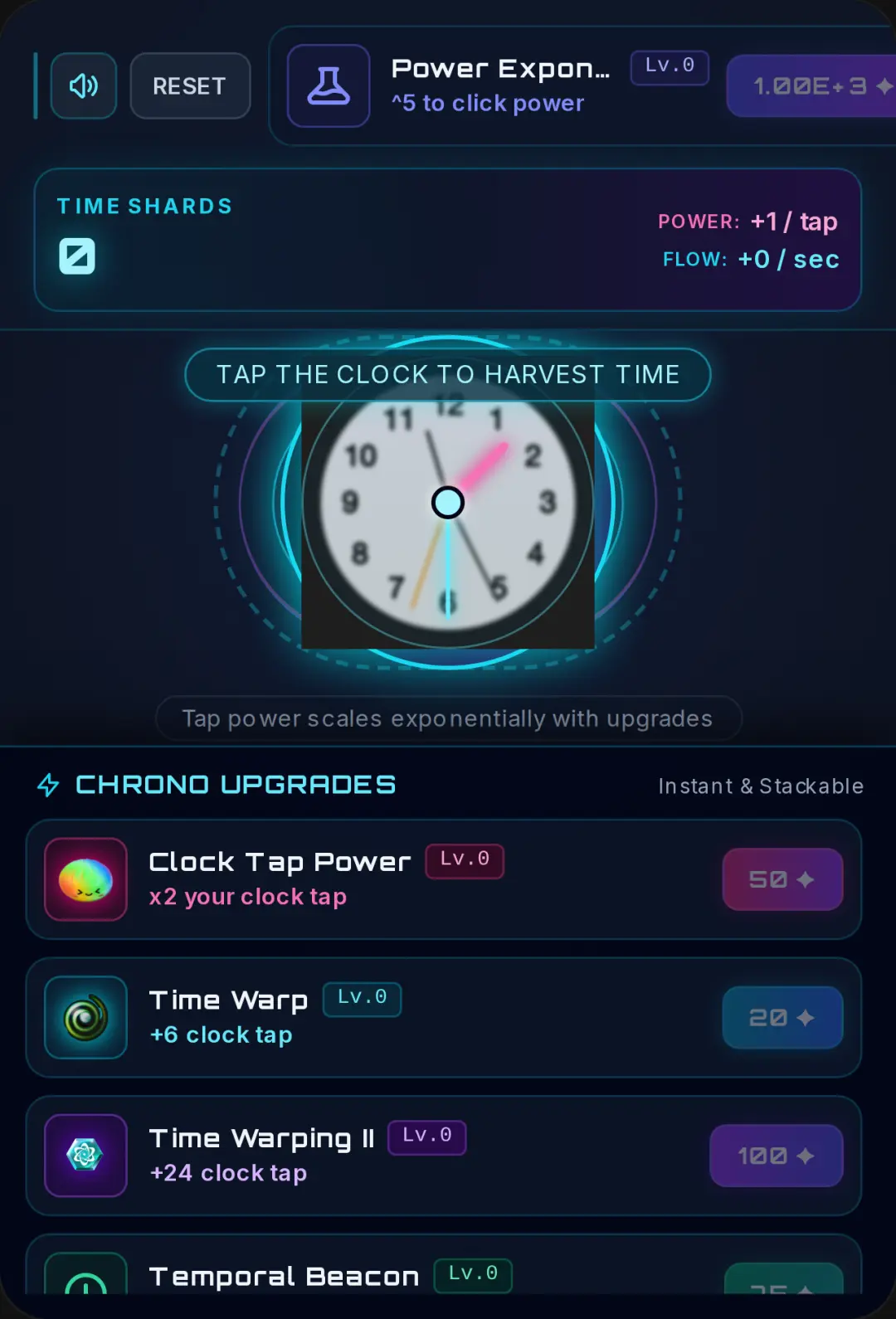 Time Traveler Clock Tap cover