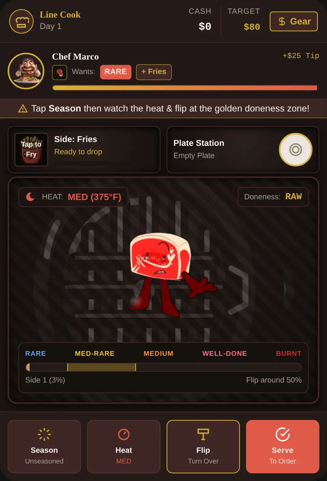 Sizzle & Sear: Master Bistro Steakhouse cover
