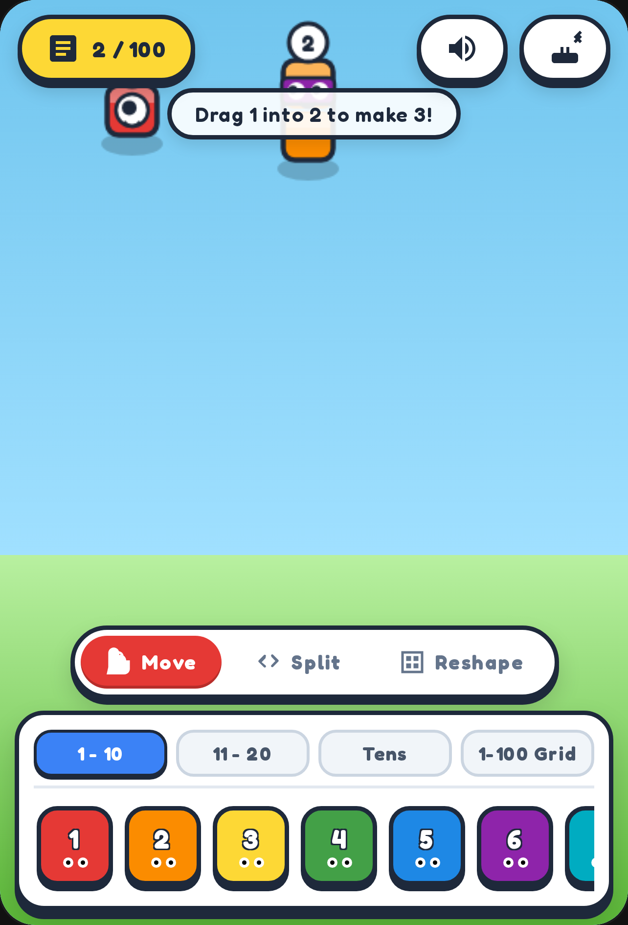 Numberblocks Sandbox 1 to 100 cover