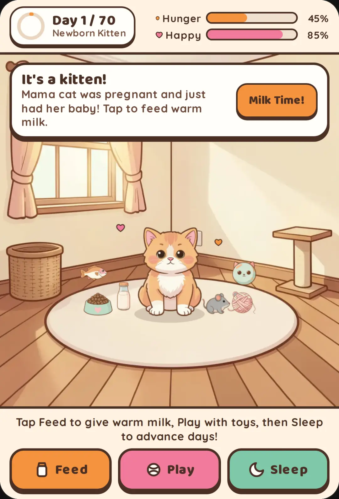Feed the Cute Cat cover