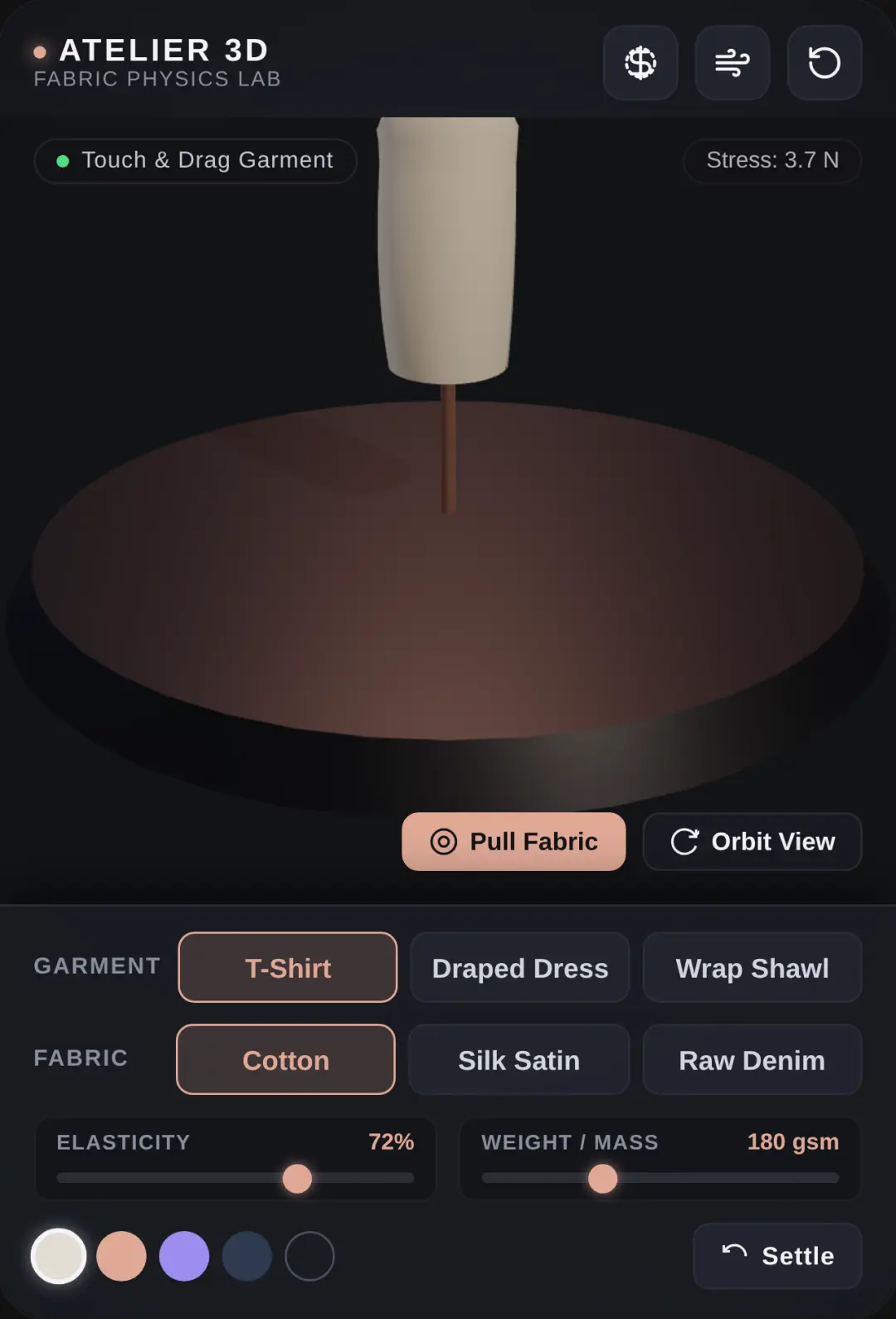 3D Atelier — Fabric Testing & Try-On cover