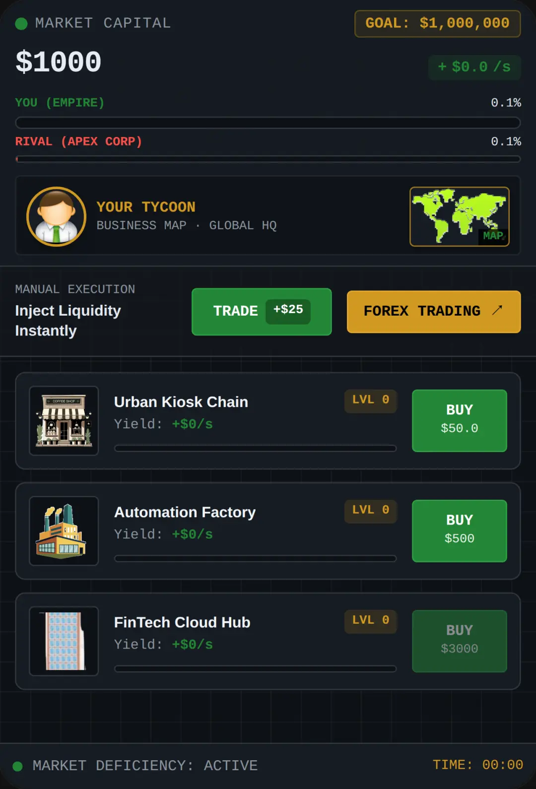 Tycoon Capital: Market War cover