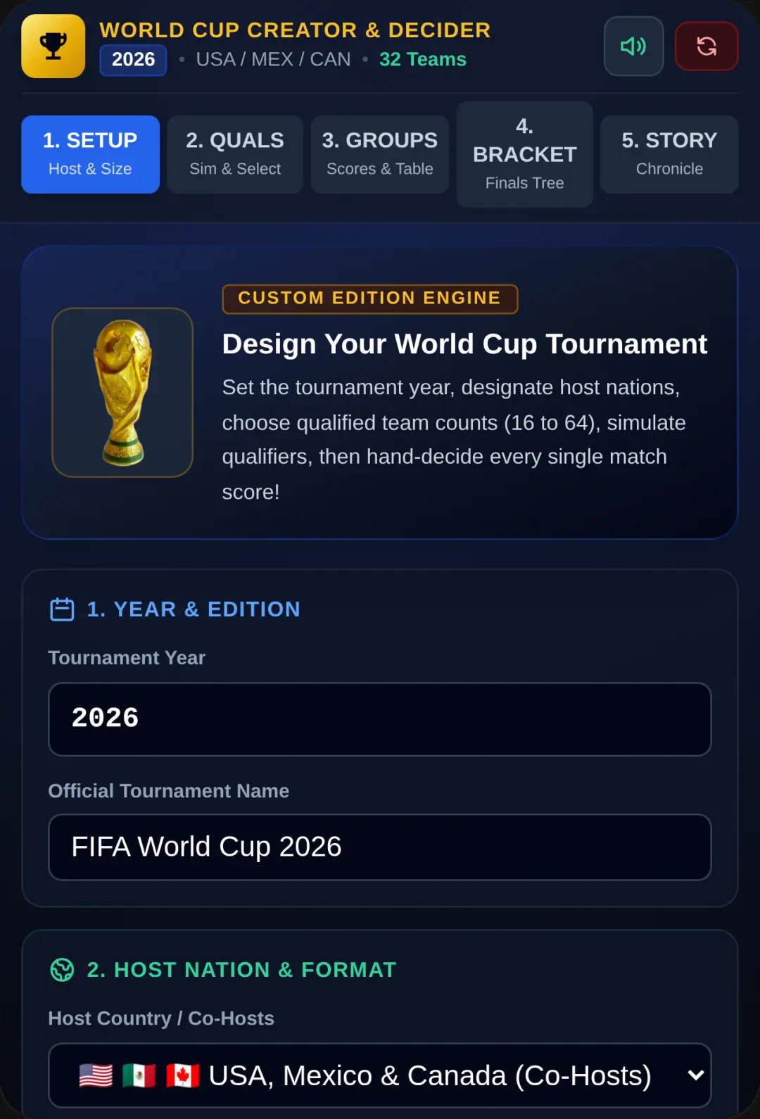World Cup Creator & Decider cover