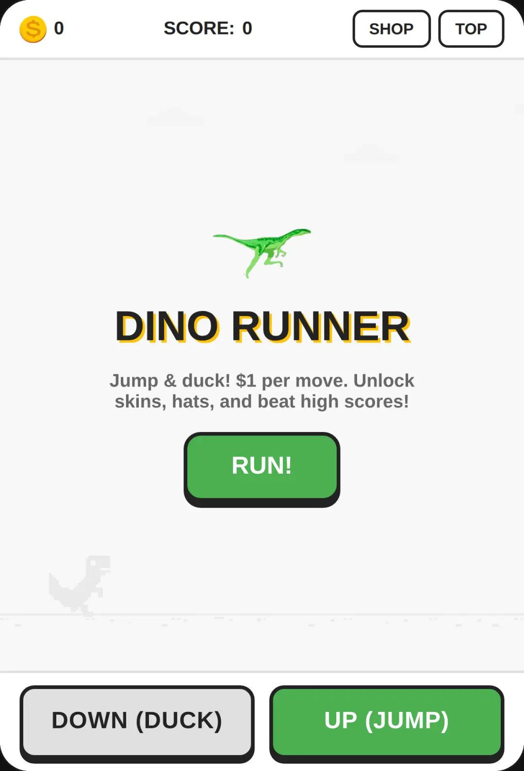 Dino Runner - Chrome Style cover