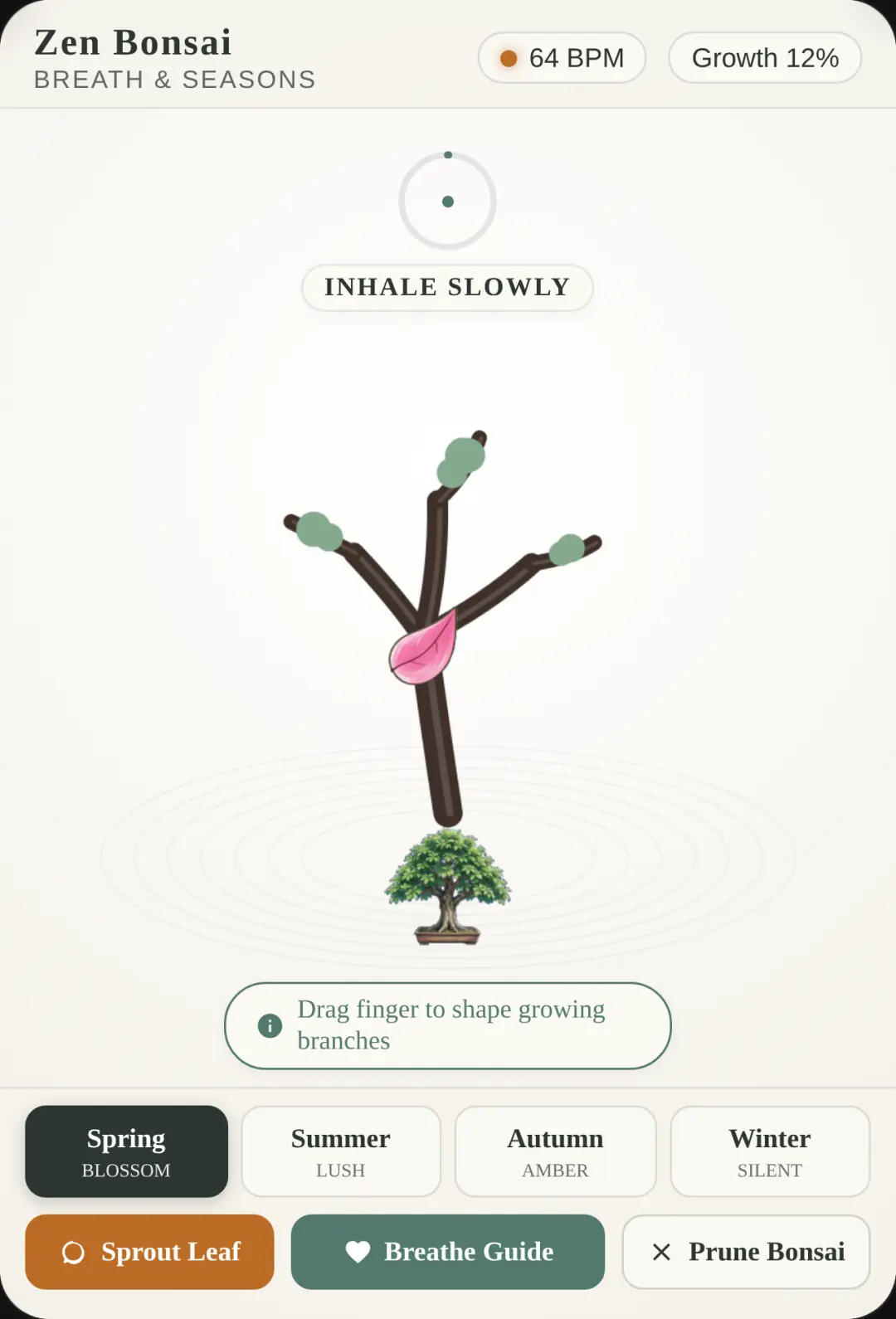 Digital Bonsai: Seasons of Breath cover