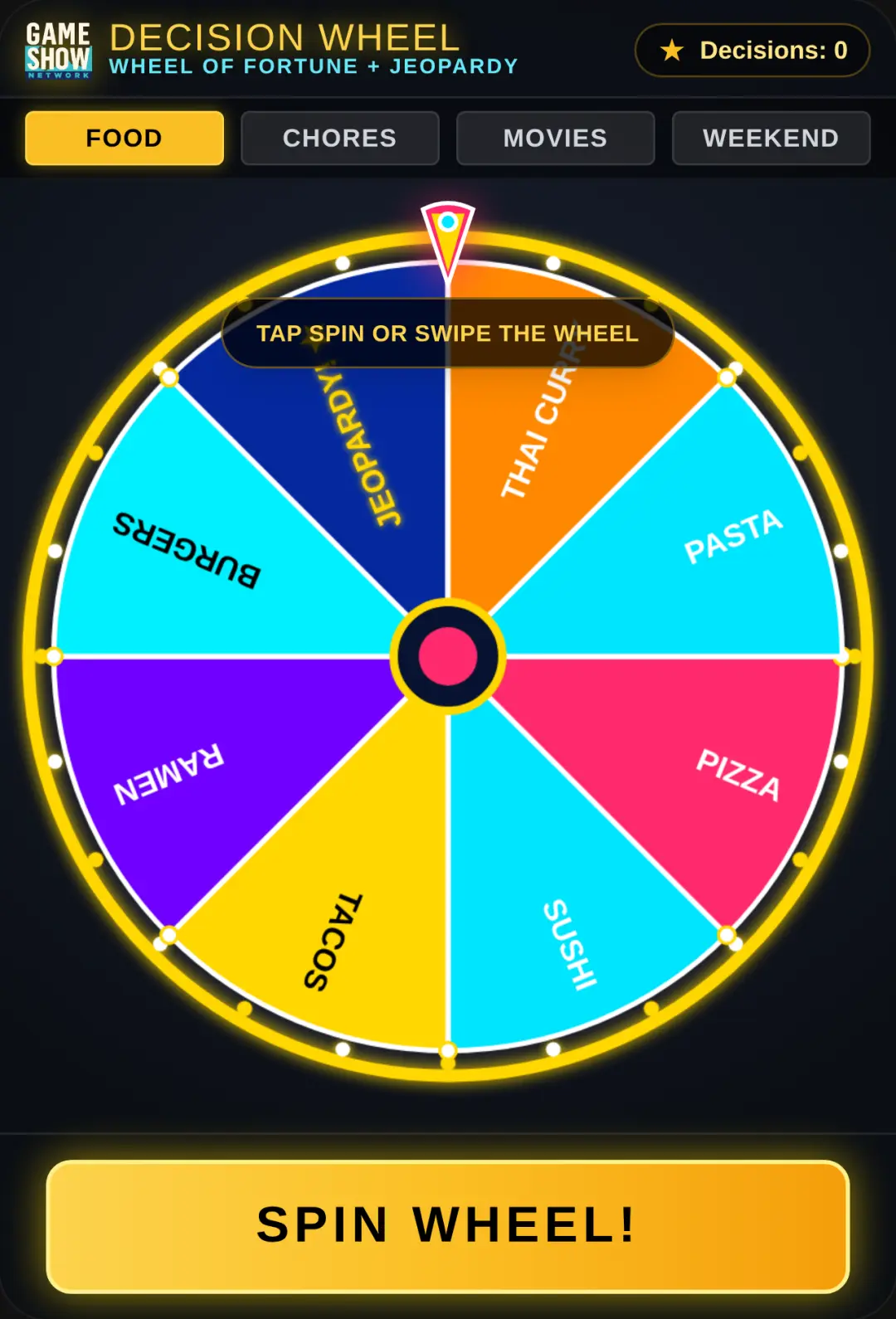 Decision Wheel of Fortune cover