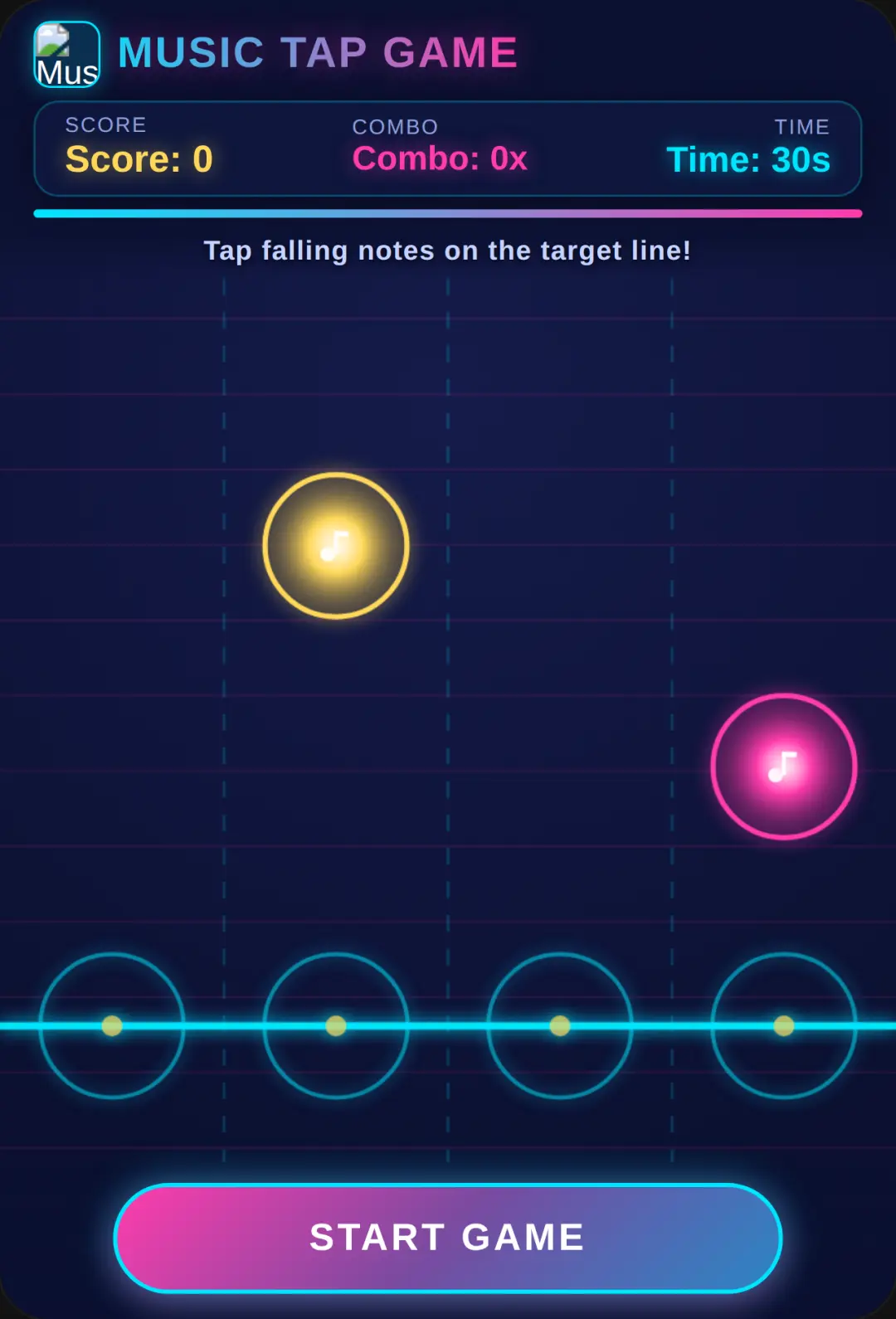 Music Tap Game cover