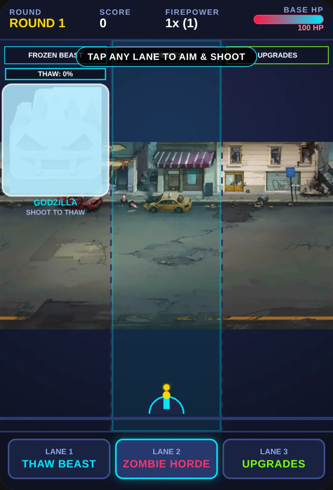 Mega Monster Zombie Defense (aka the zombie ad games that bait you but it's real this time) cover