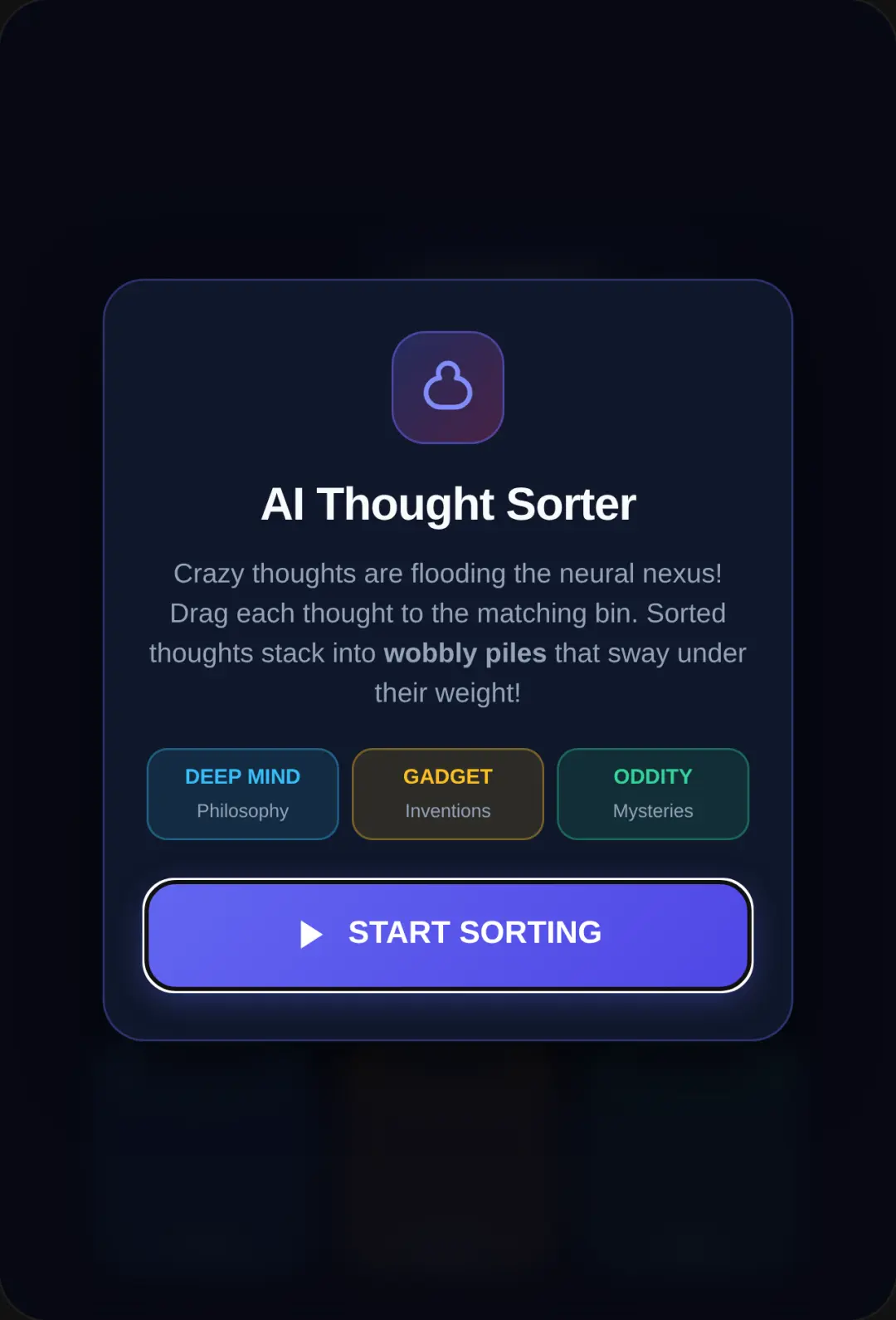 AI Thought Sorter cover