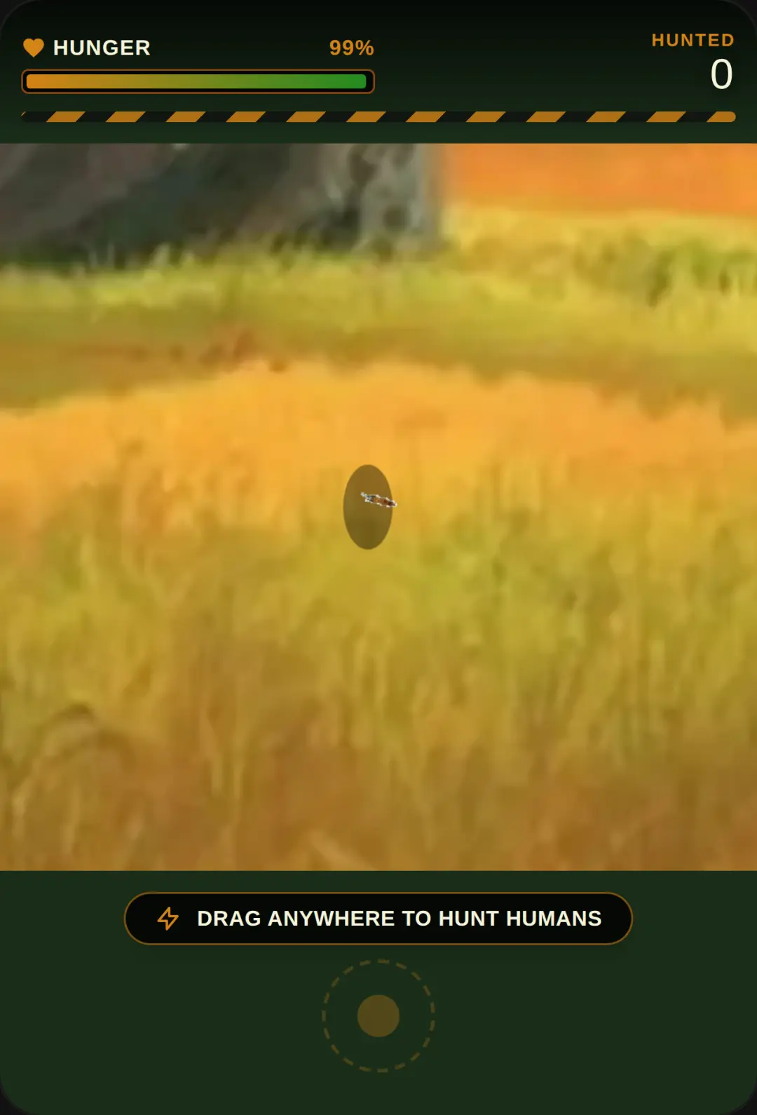 Hunting human cover