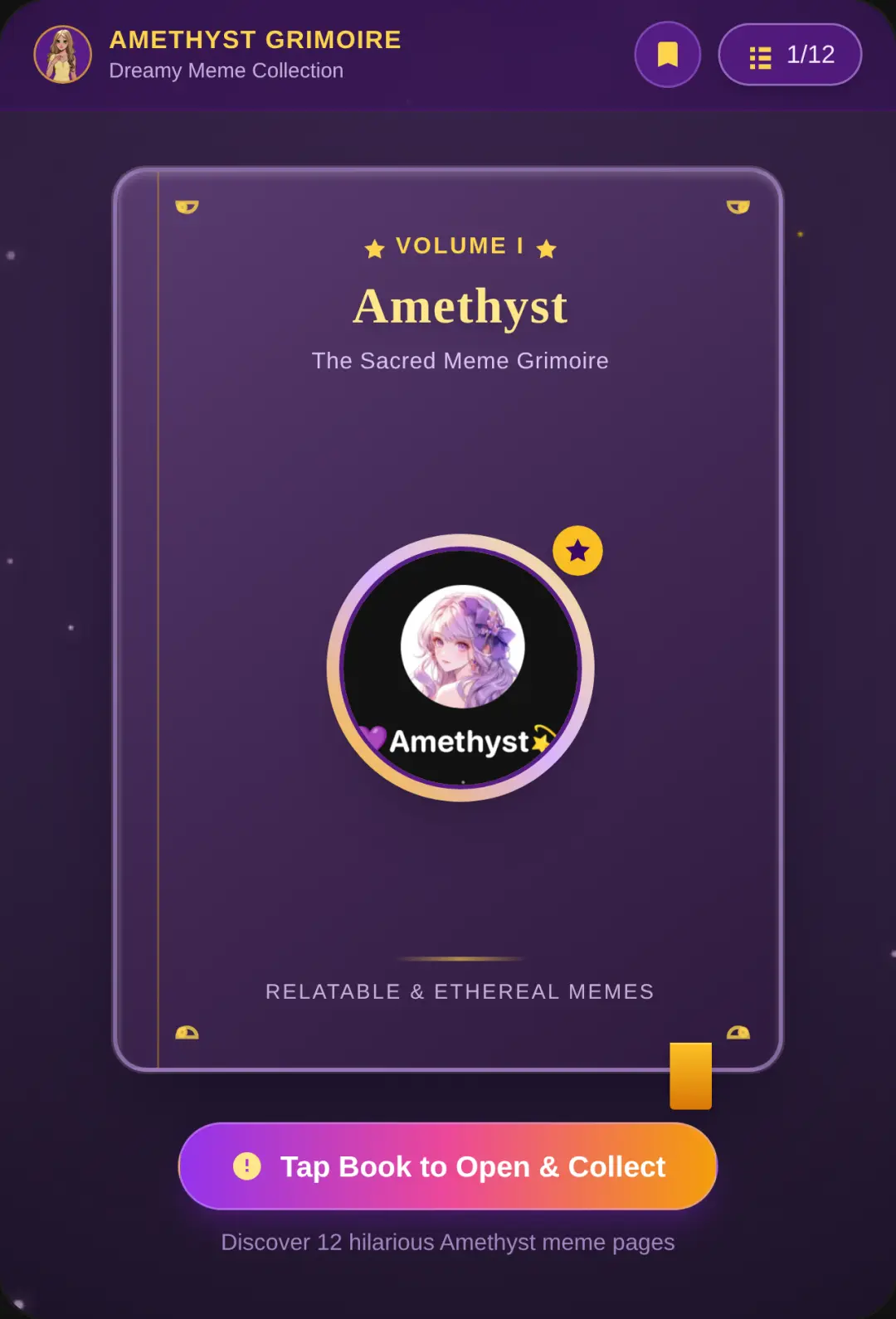 The Amethyst Meme I'll add more soon! cover