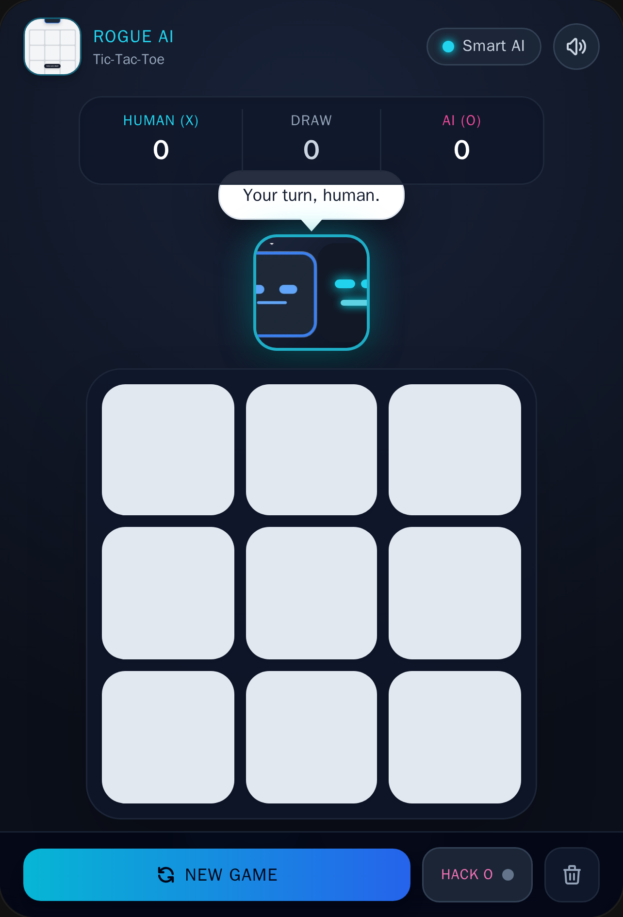 Rogue AI Tic-Tac-Toe cover