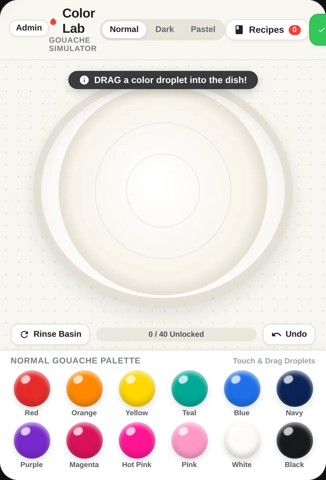 Color Lab: Gouache Mixer & Recipe Codex cover
