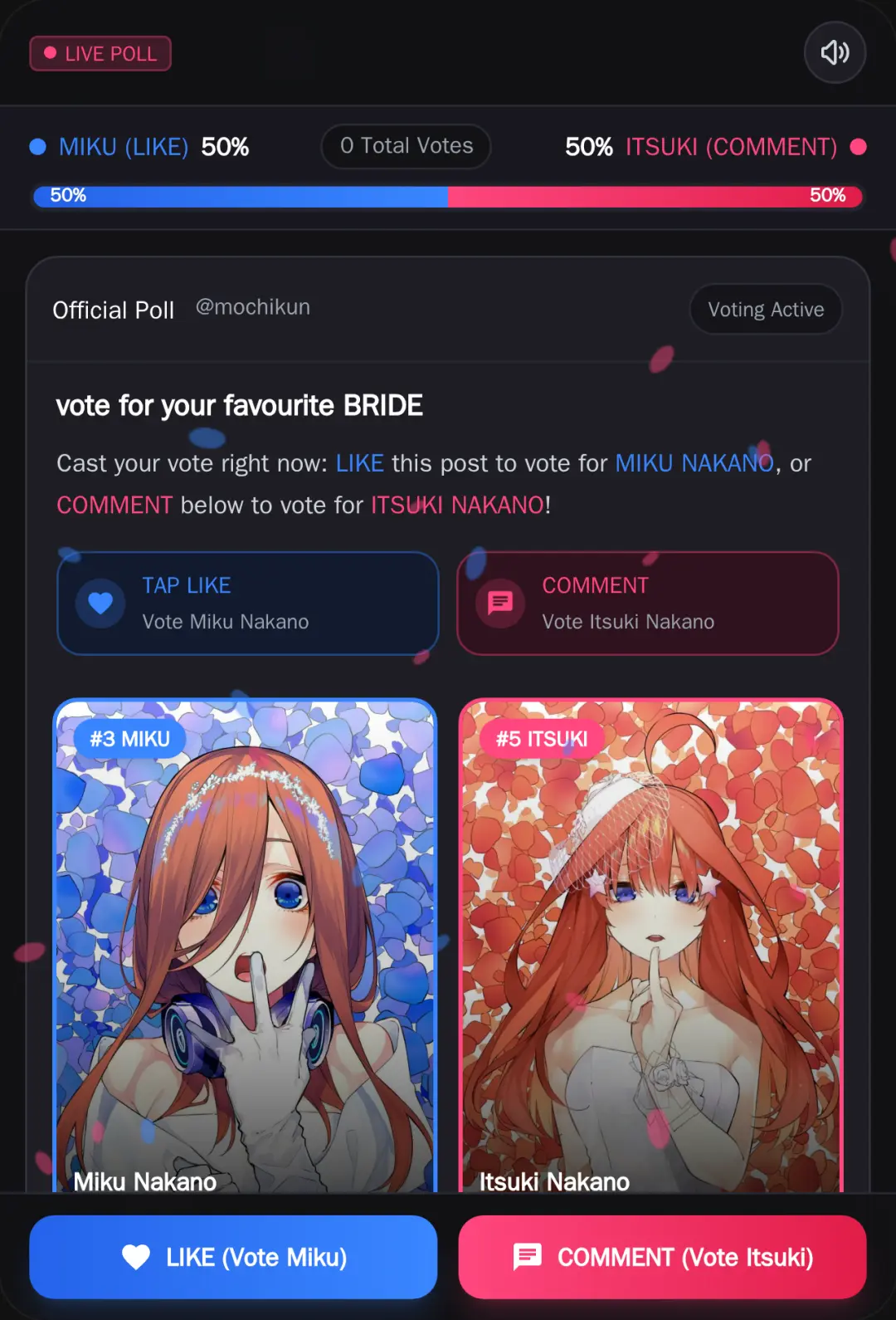 Nakano Bride Showdown: Miku vs Itsuki cover