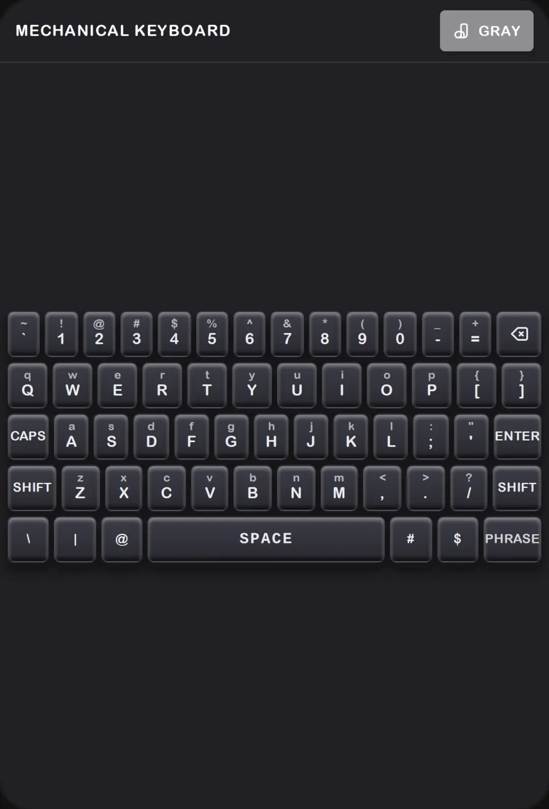 Tact-O-Keyboard cover