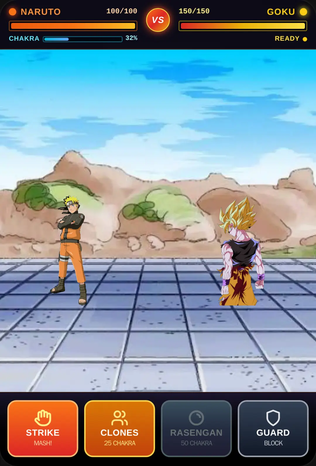 Naruto vs Goku: Shinobi Showdown cover