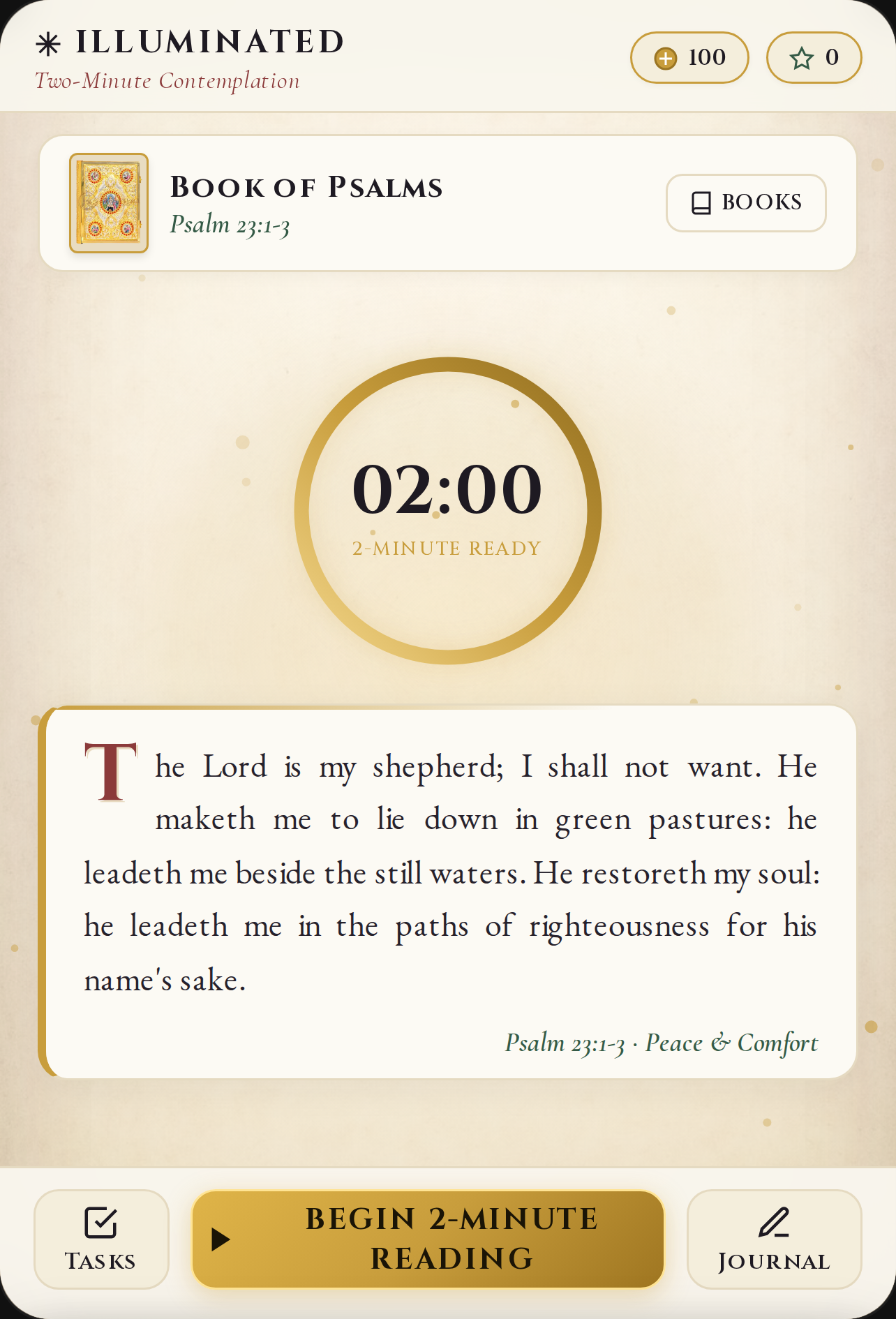 Illuminated Scripture — Two-Minute Devotional cover