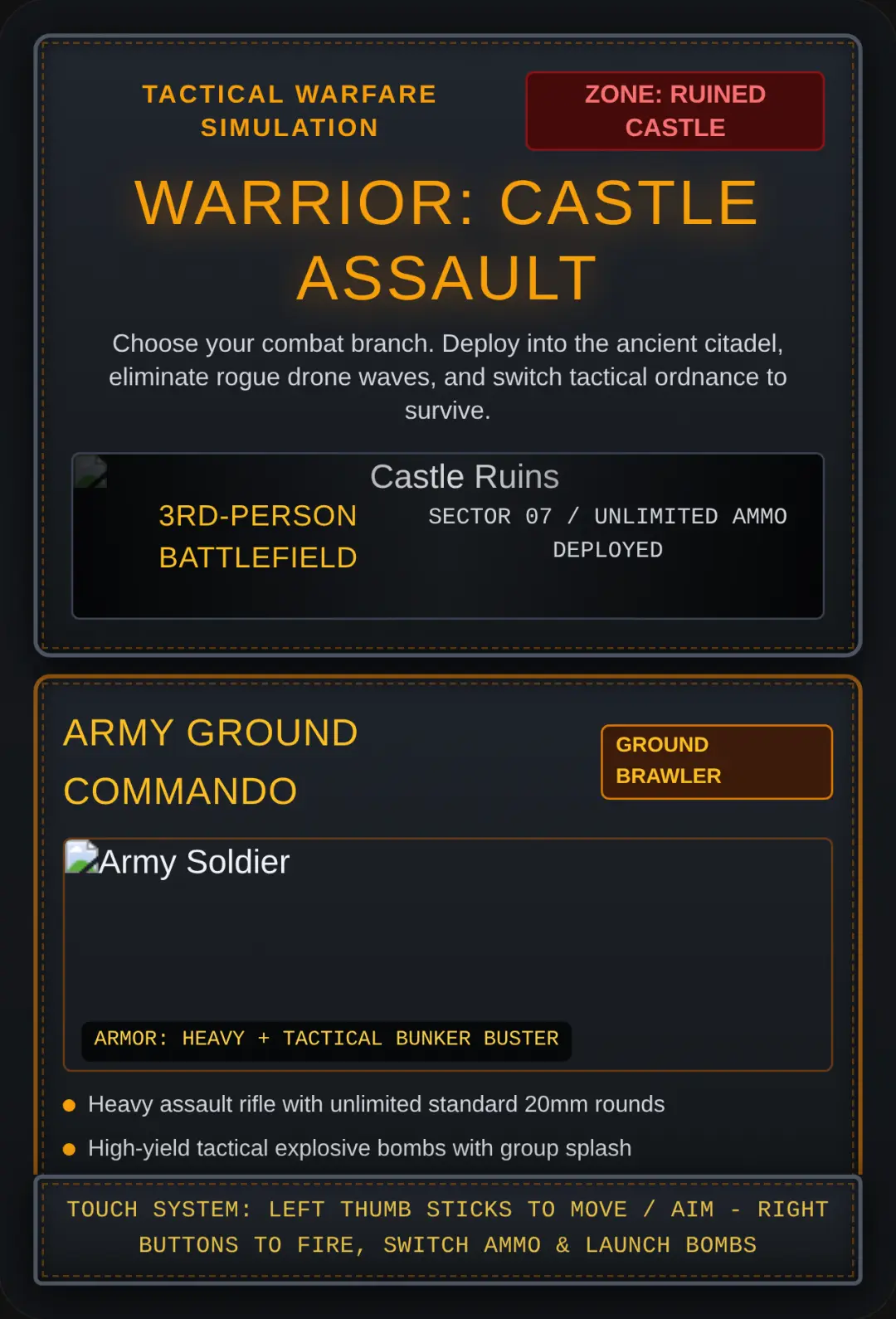 WARRIOR: CASTLE ASSAULT cover