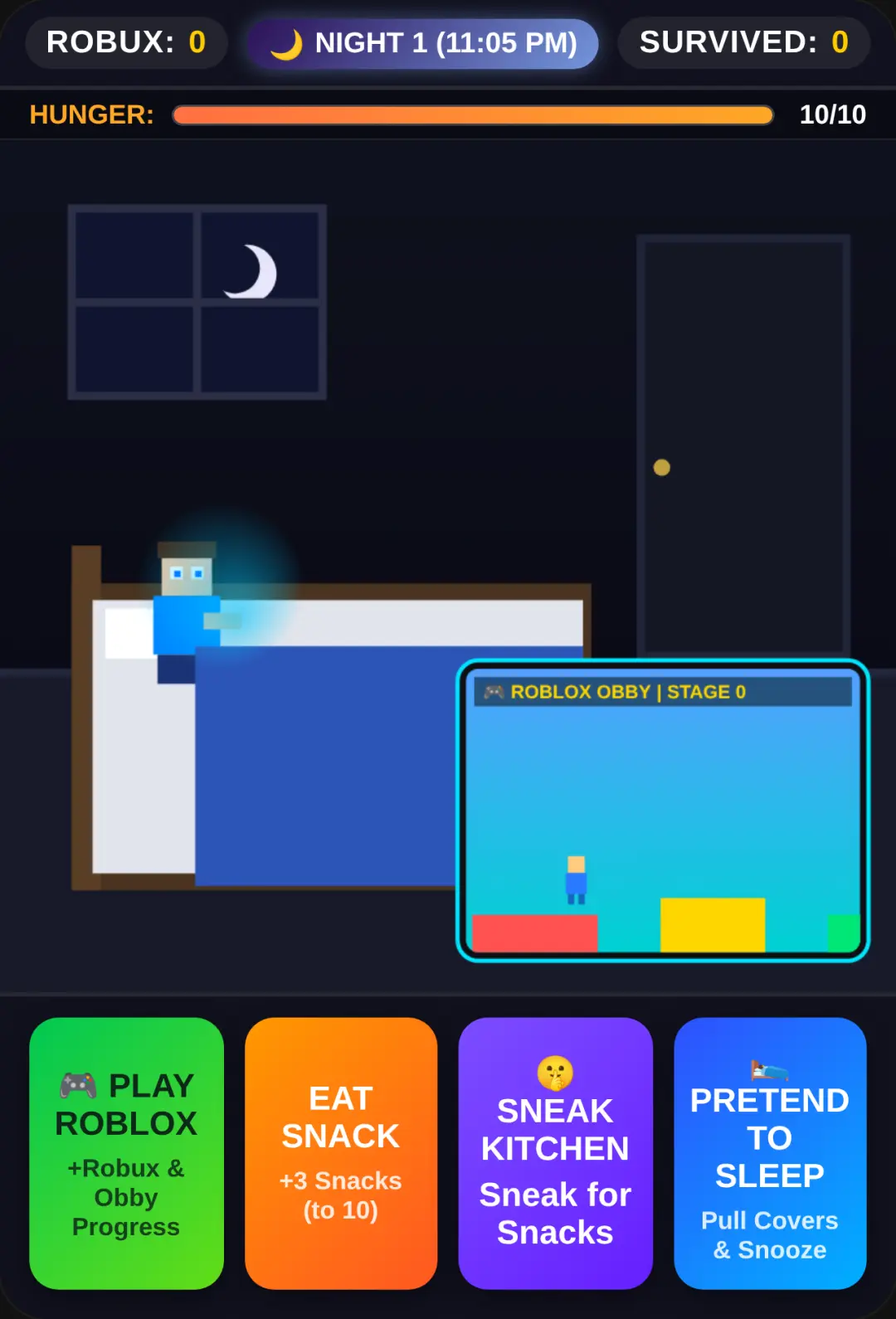 Roblox Night Stealth: Don't Get Caught by Mom! cover