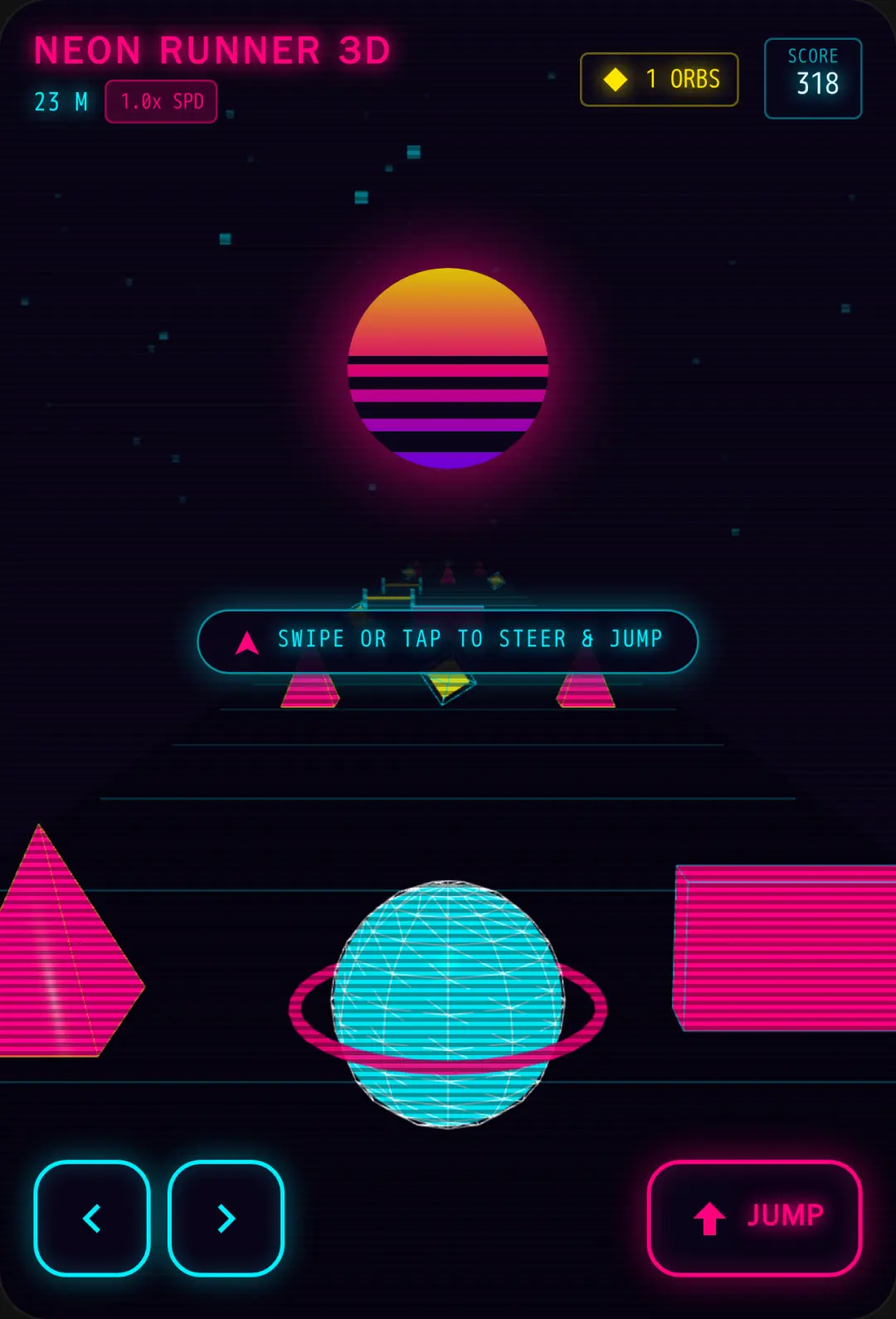 Neon Runner 3D cover